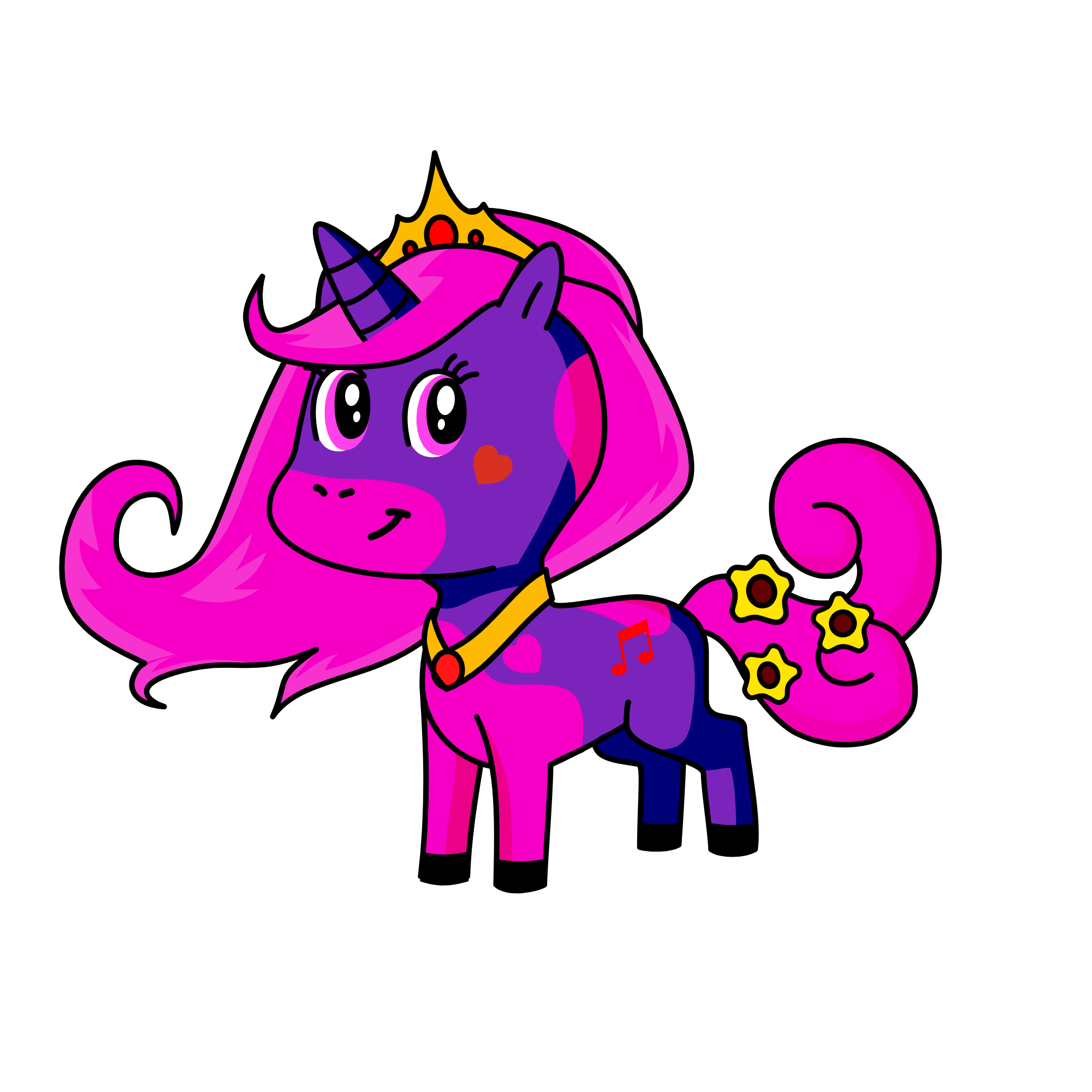 belle, the unicorn