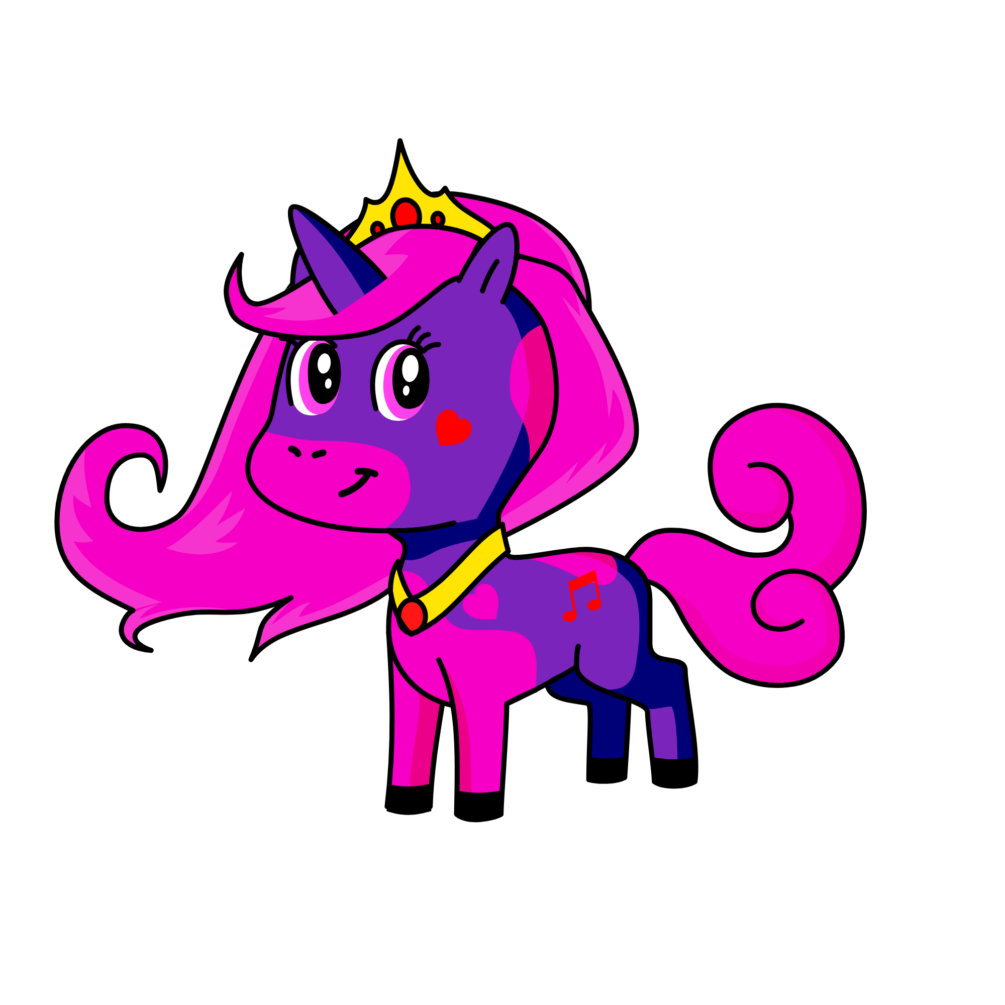belle, the unicorn