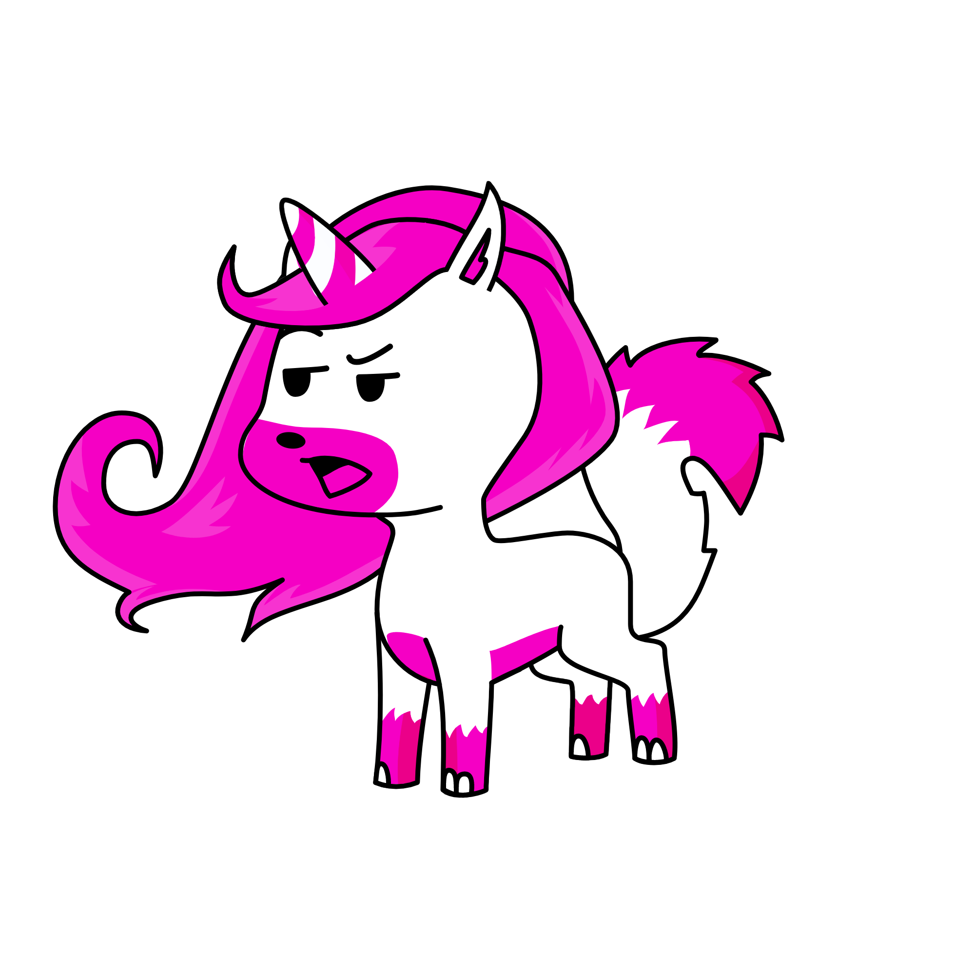 Bella the Bitch, the unicorn