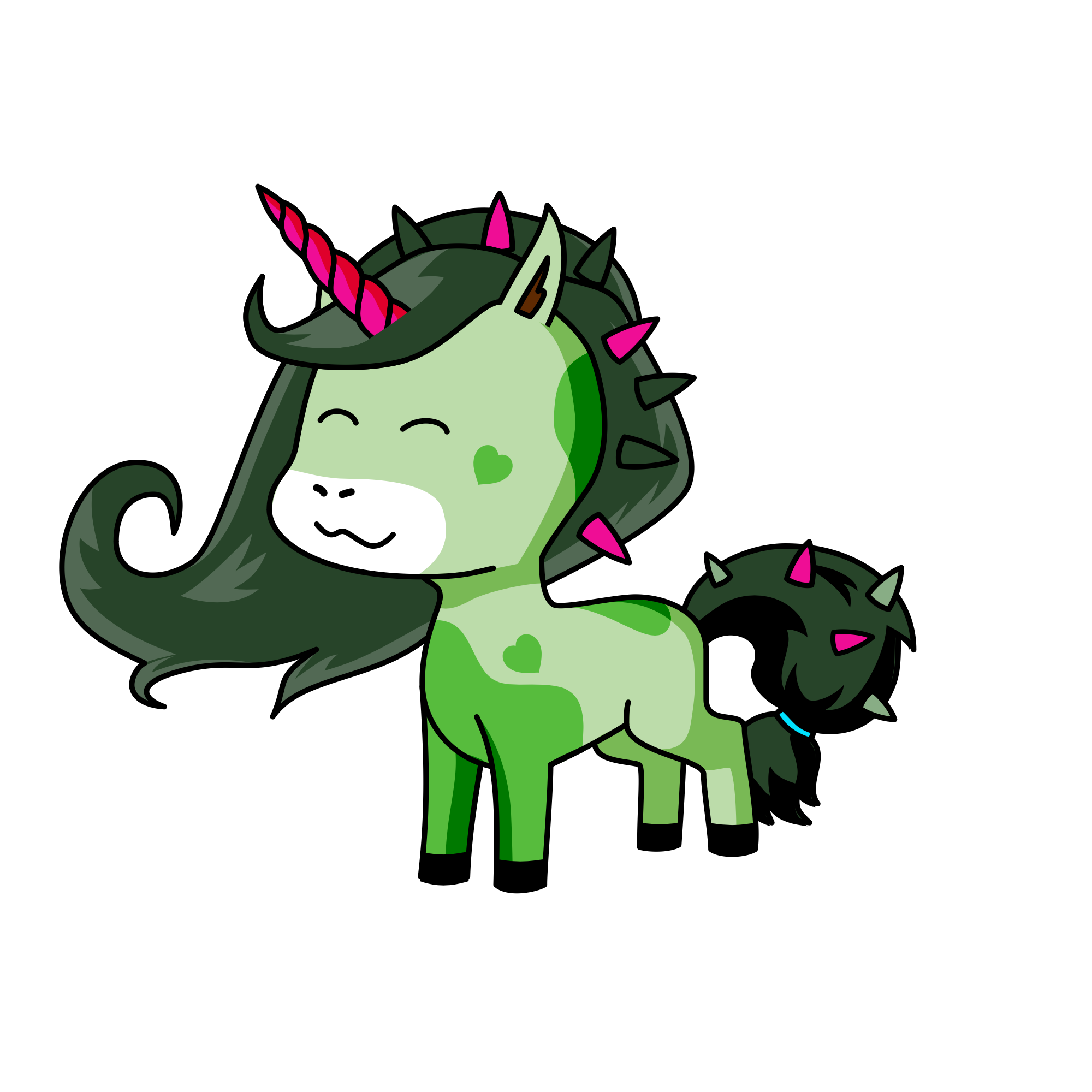 Spike, the unicorn