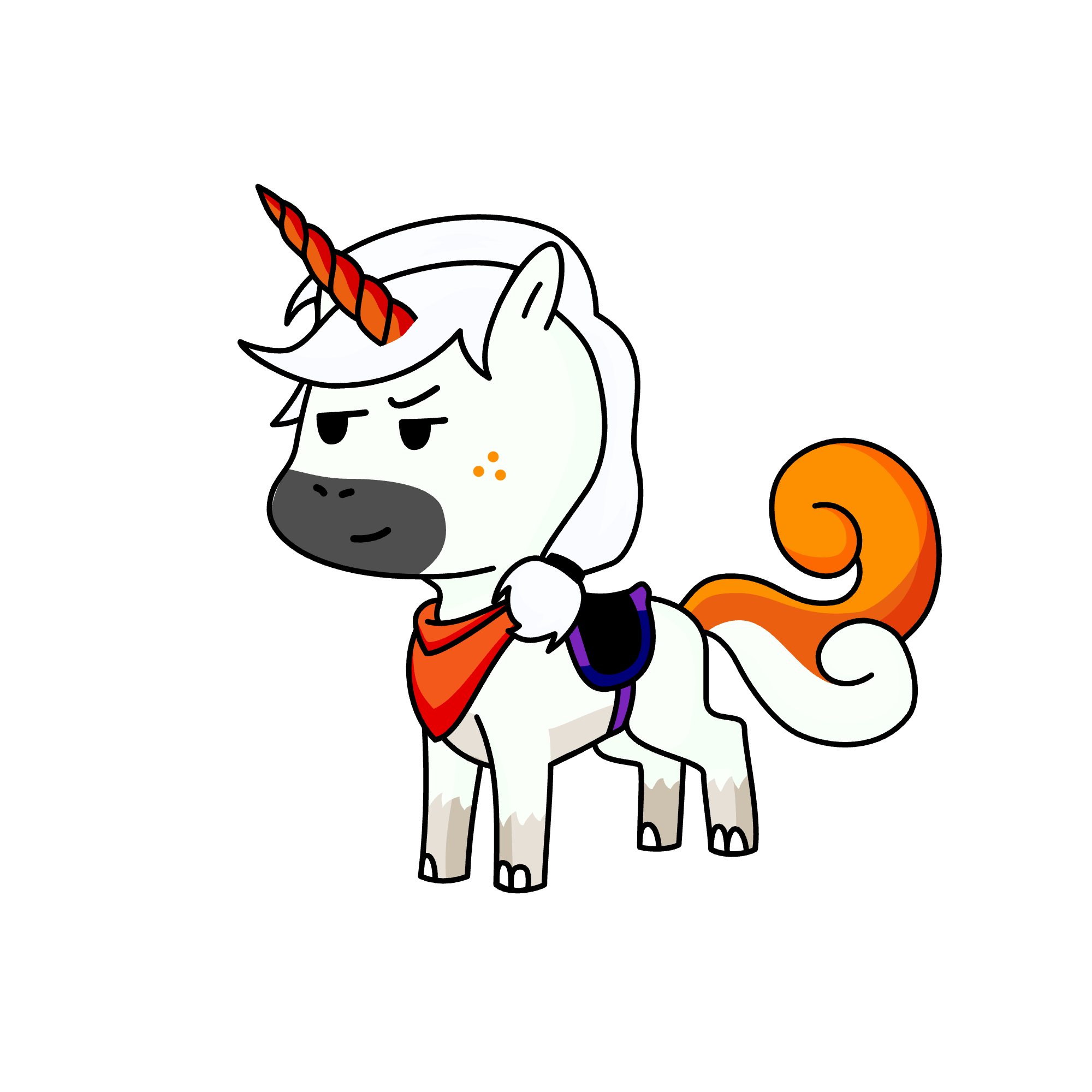 Copodenieve, the unicorn