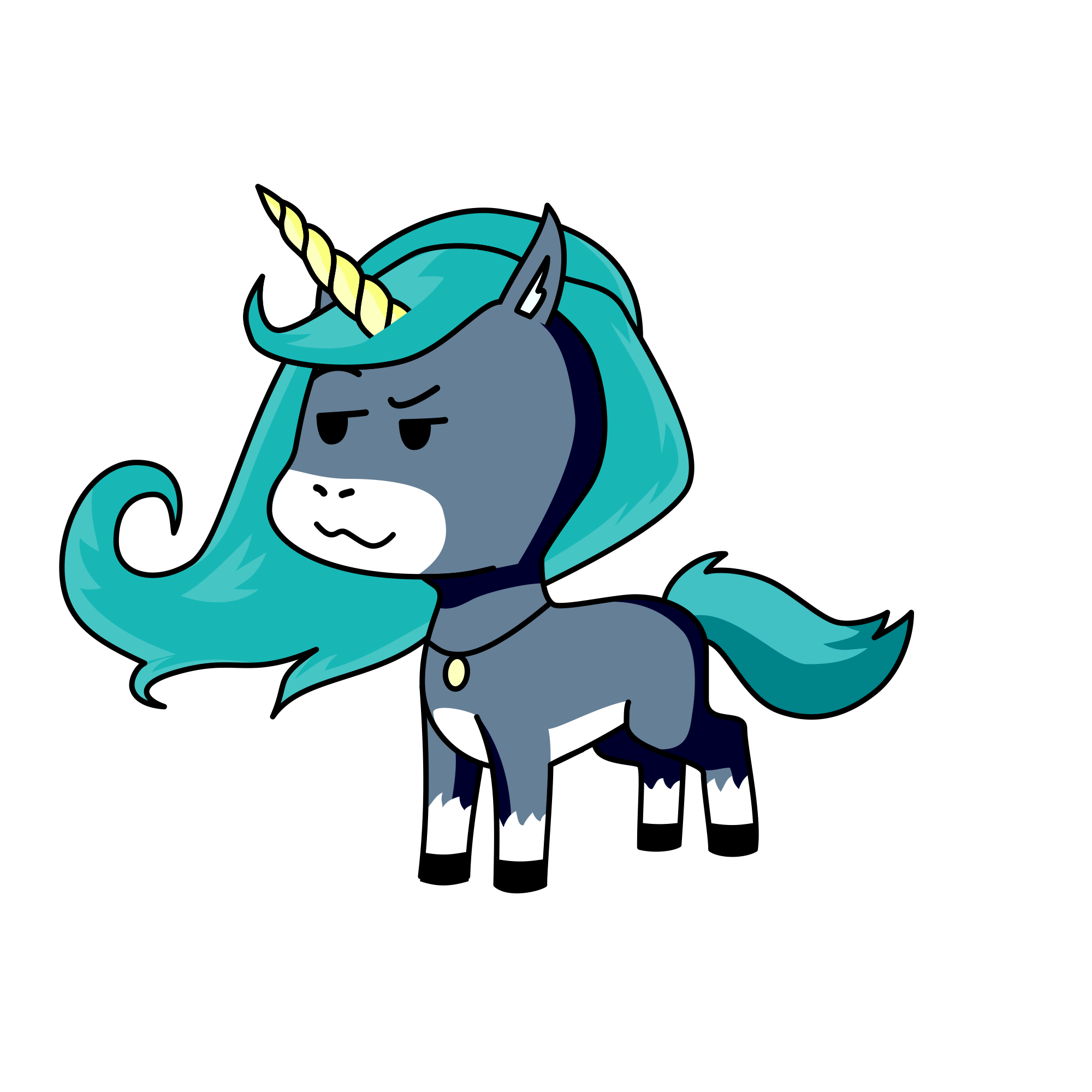 Darkshimmer , the unicorn