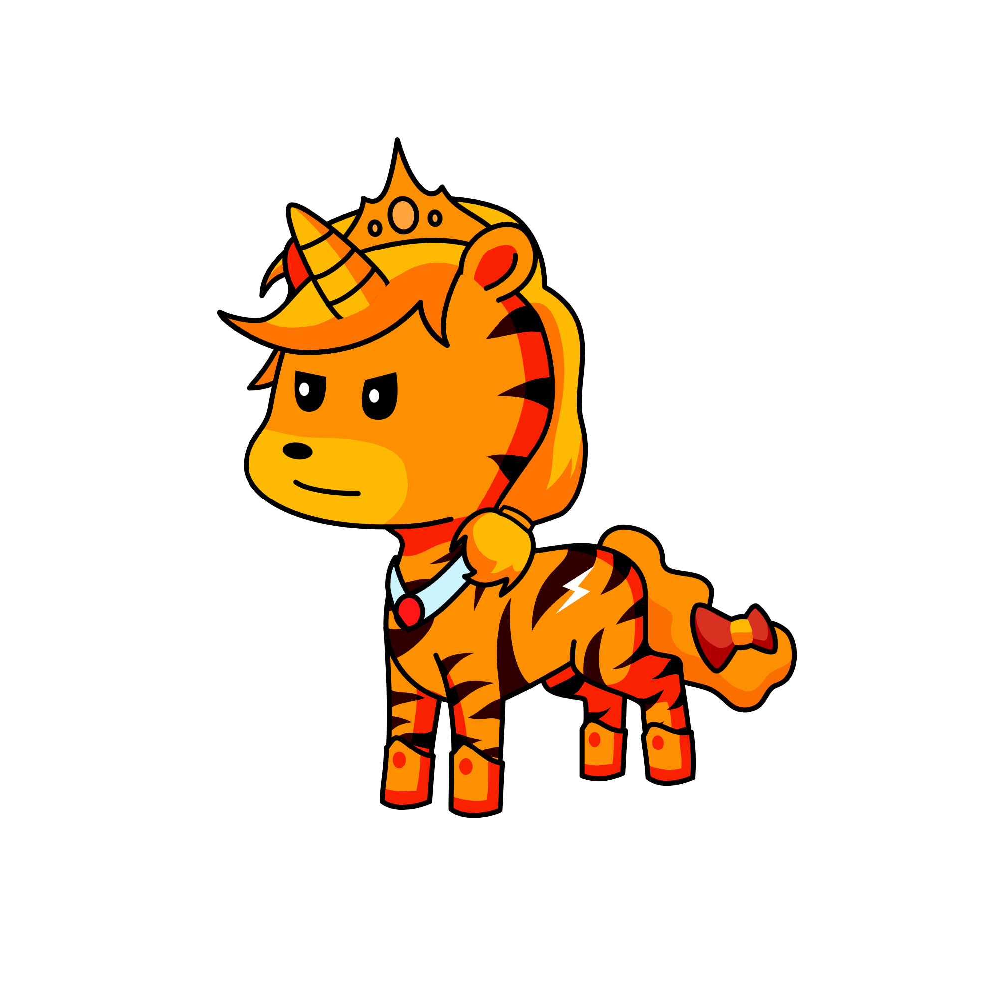 Tiger, the unicorn