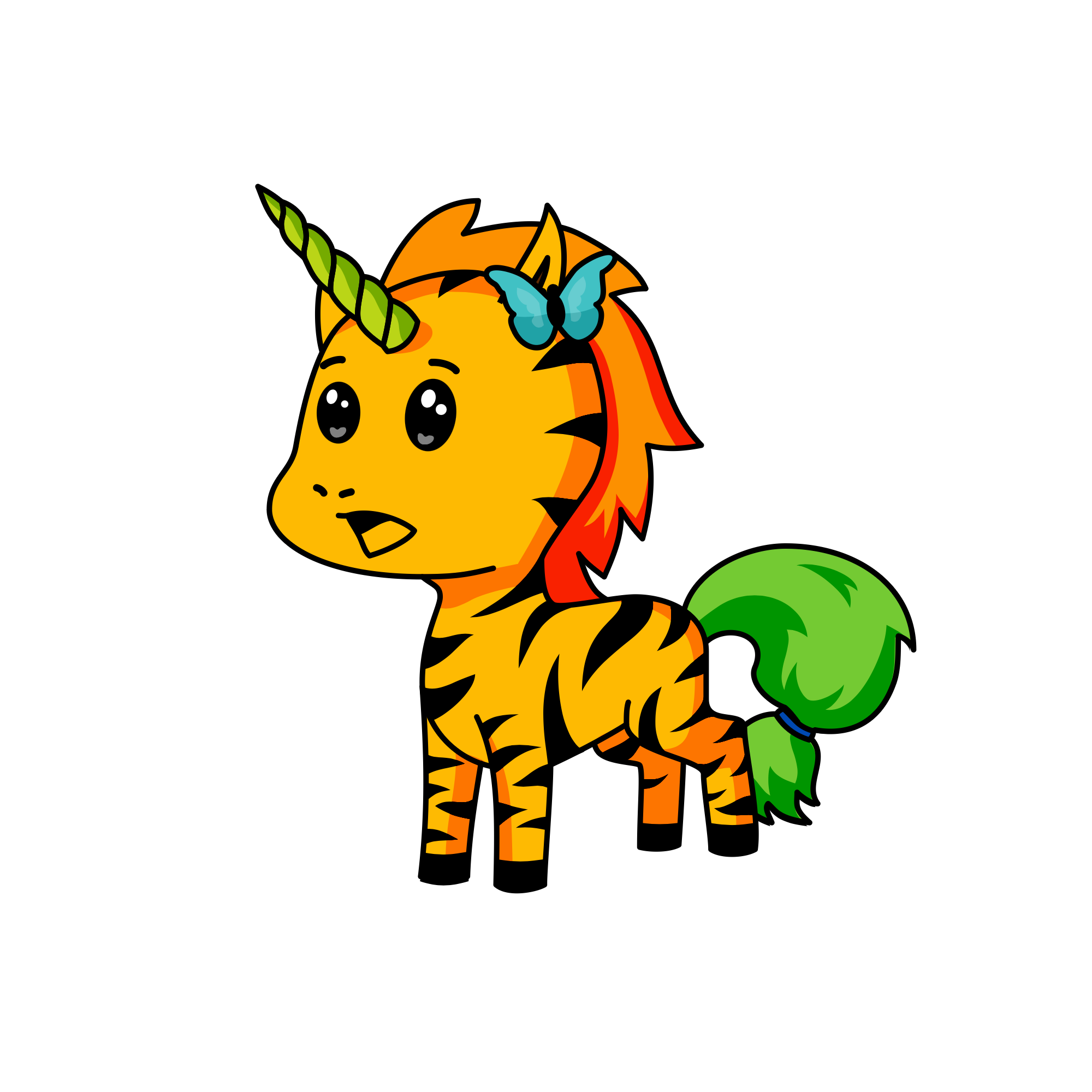 Tiga, the unicorn