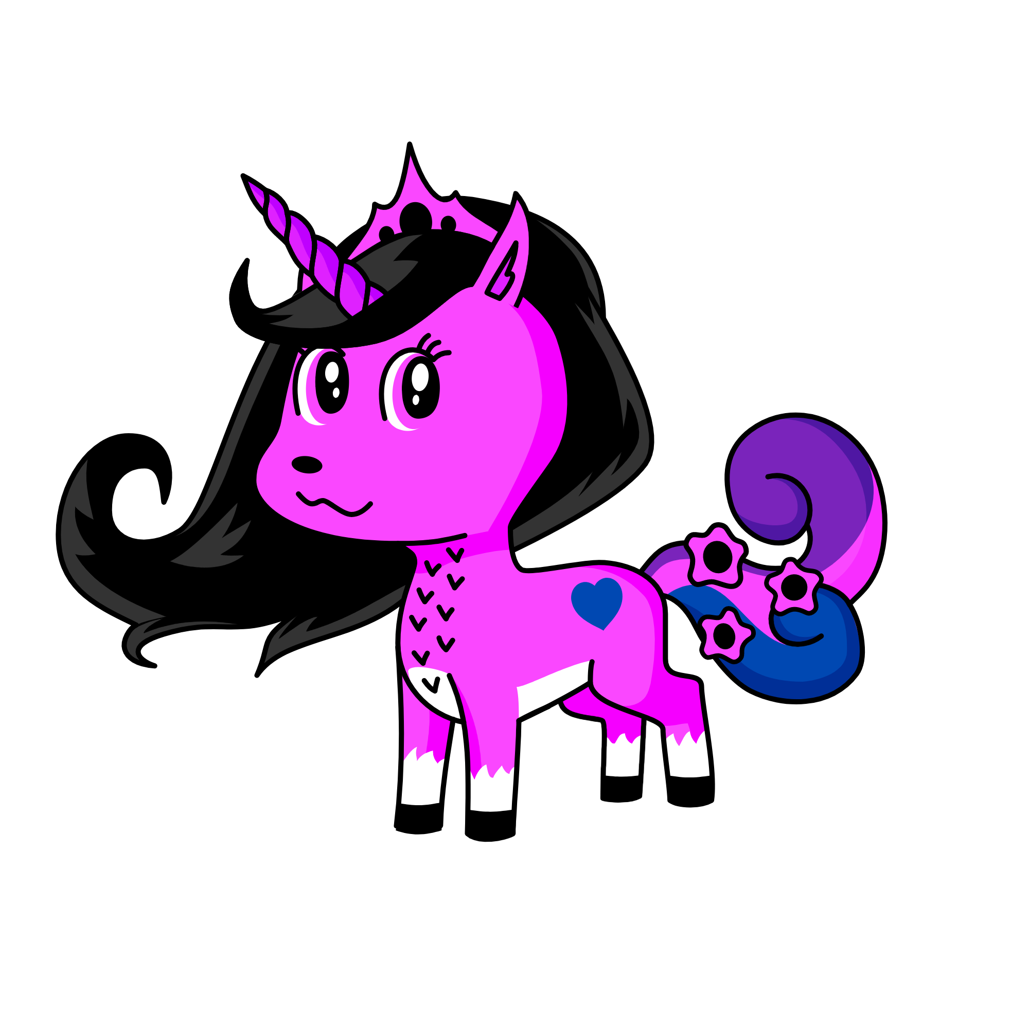 Asaki, the unicorn
