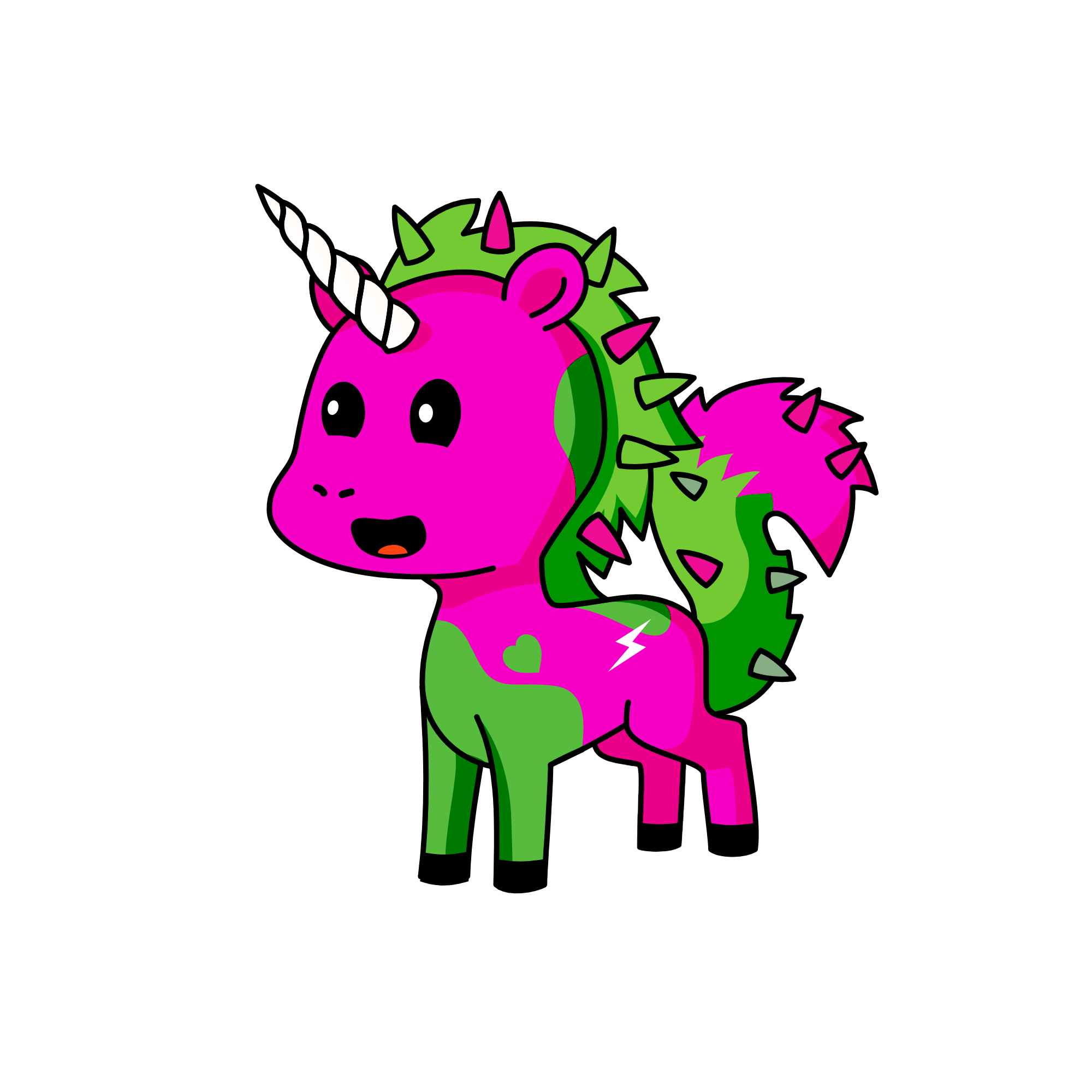 Pinky , the unicorn