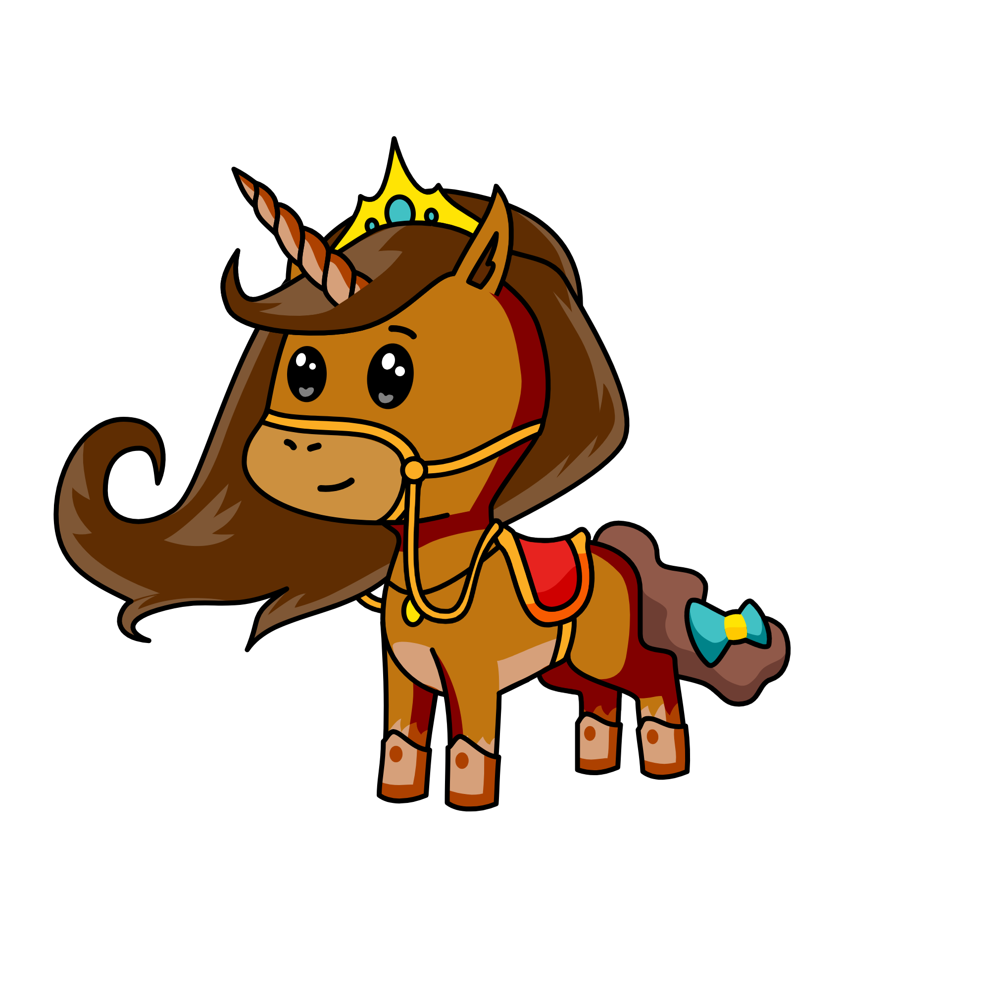 Brownie, the unicorn