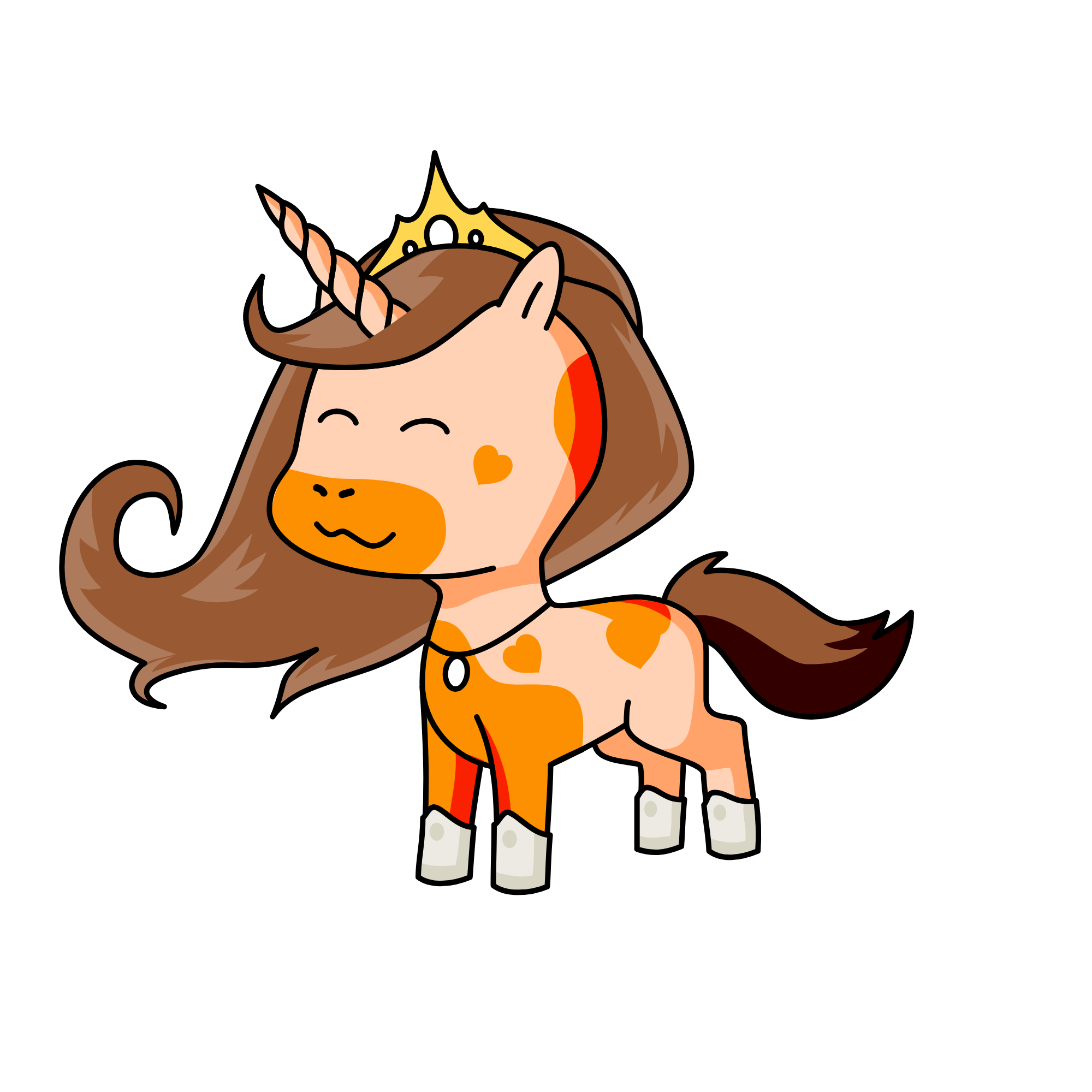 Queen Sandy, the unicorn