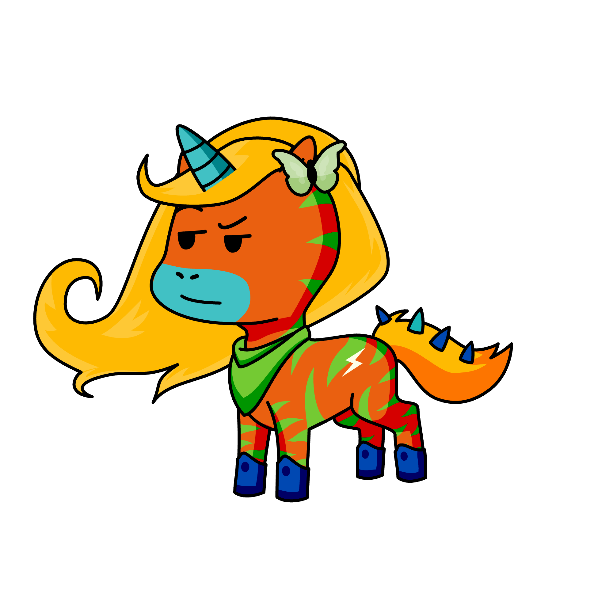Jolly Lolly, the unicorn