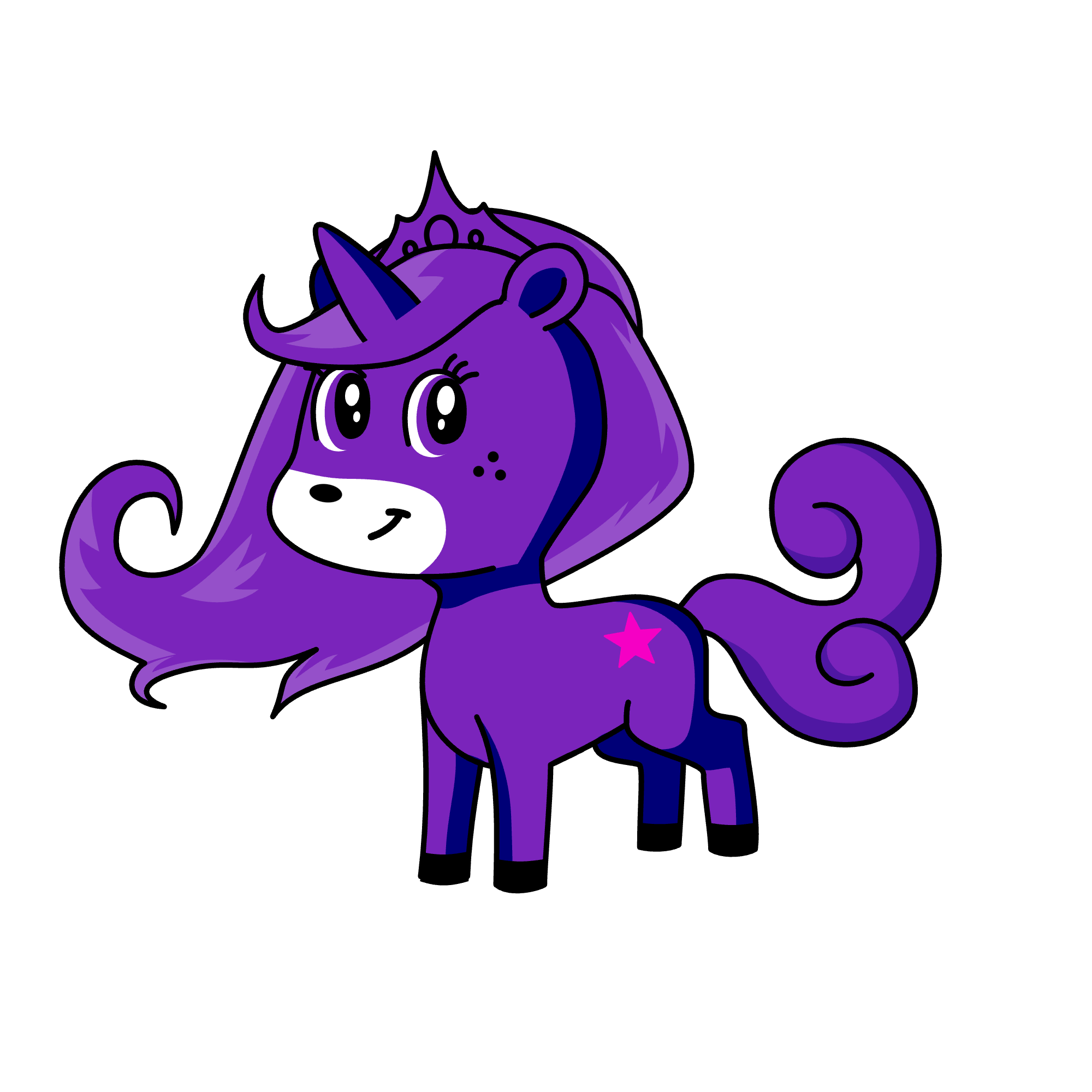 Purple Unicorn, the unicorn