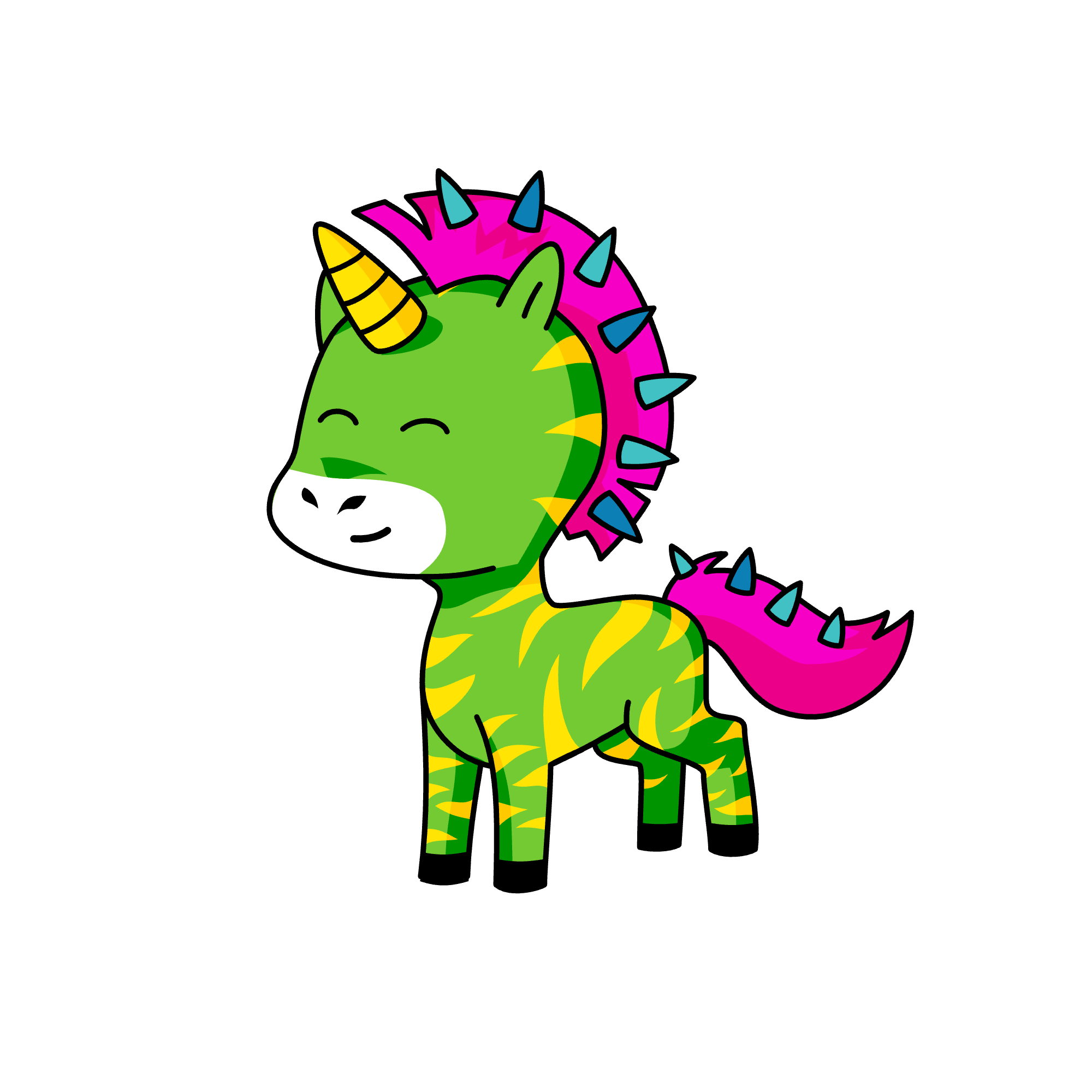 Spike, the unicorn