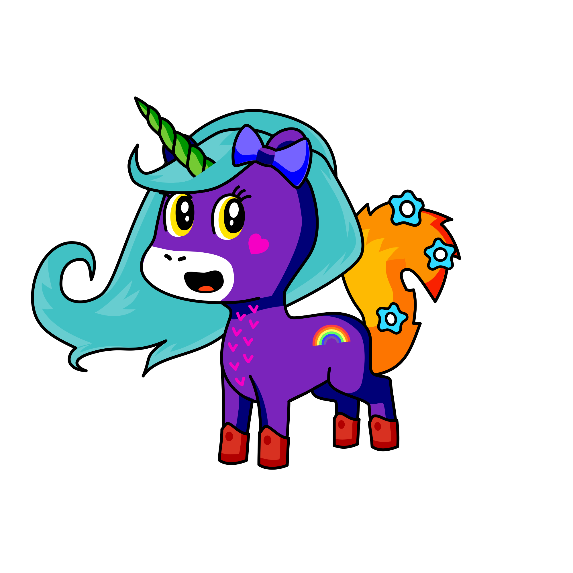 Sky, the unicorn