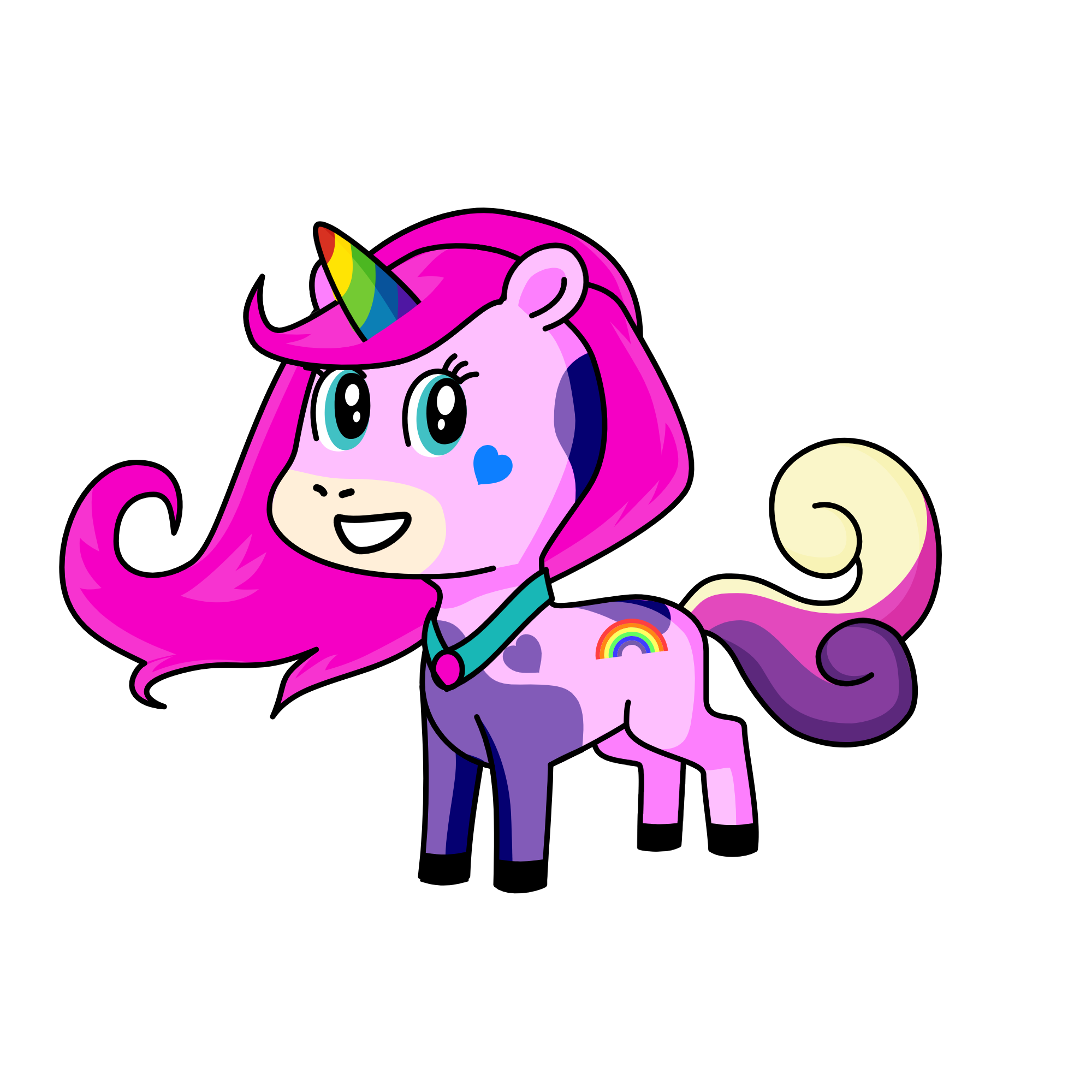 rainbow, the unicorn