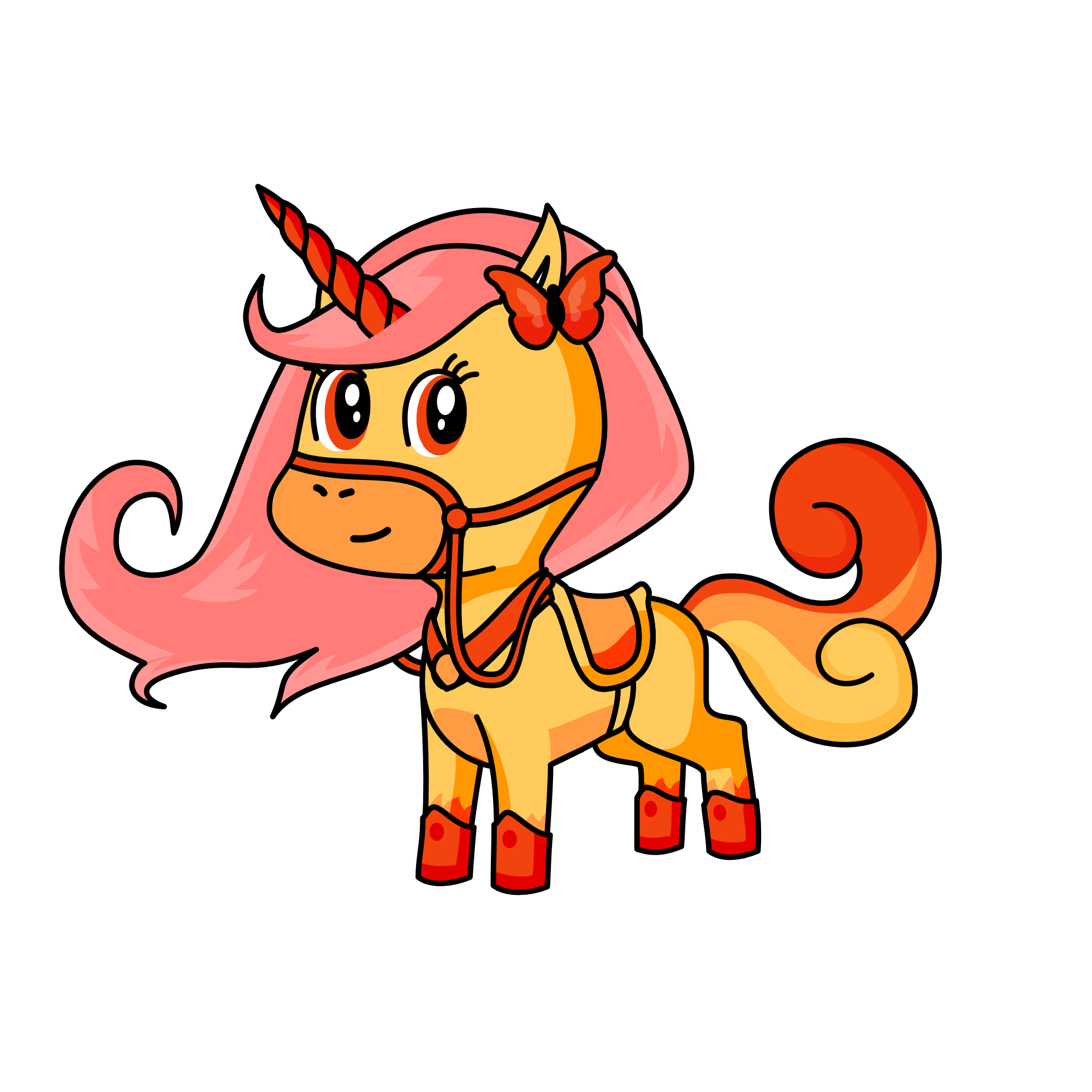 Natsu, the unicorn