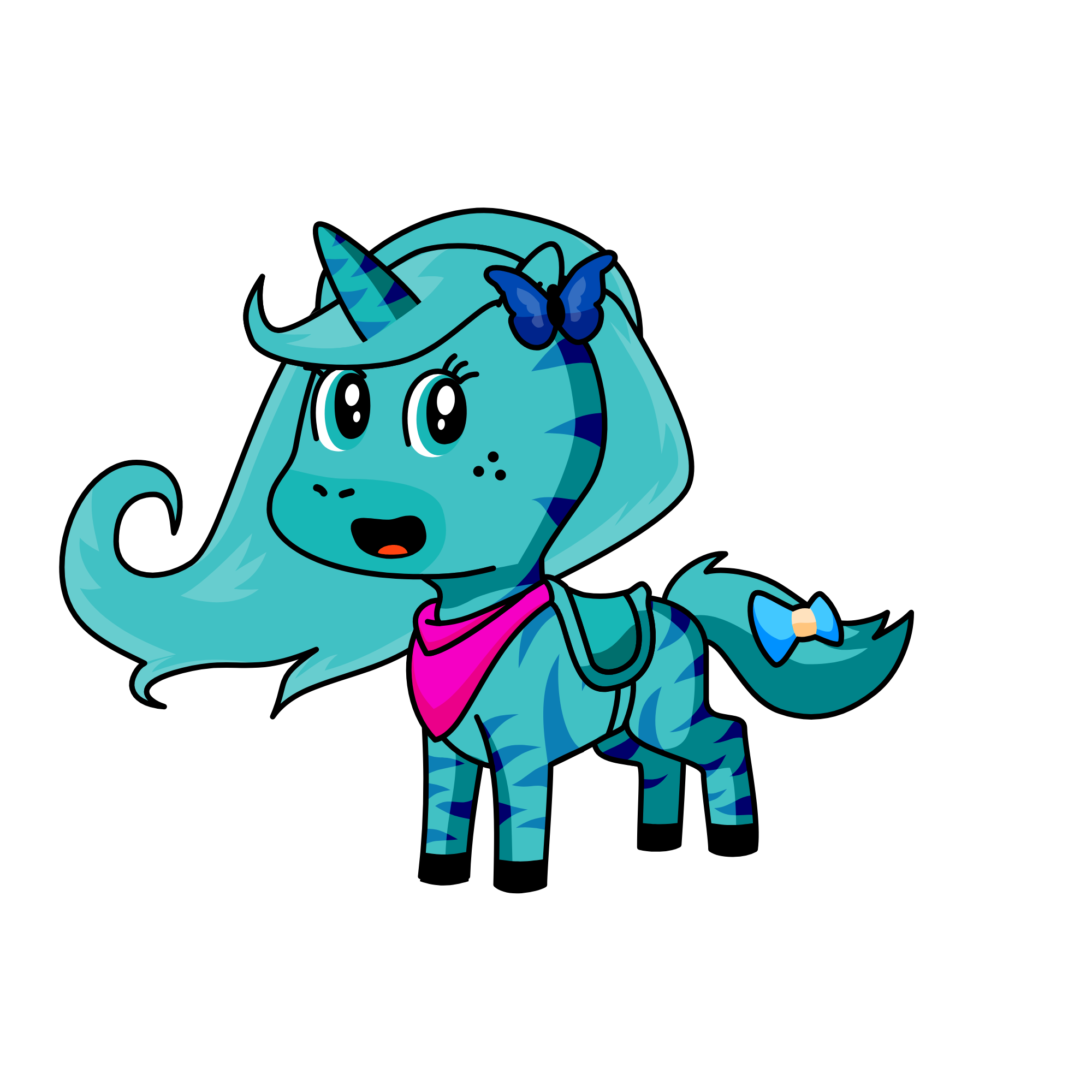 Pepper, the unicorn
