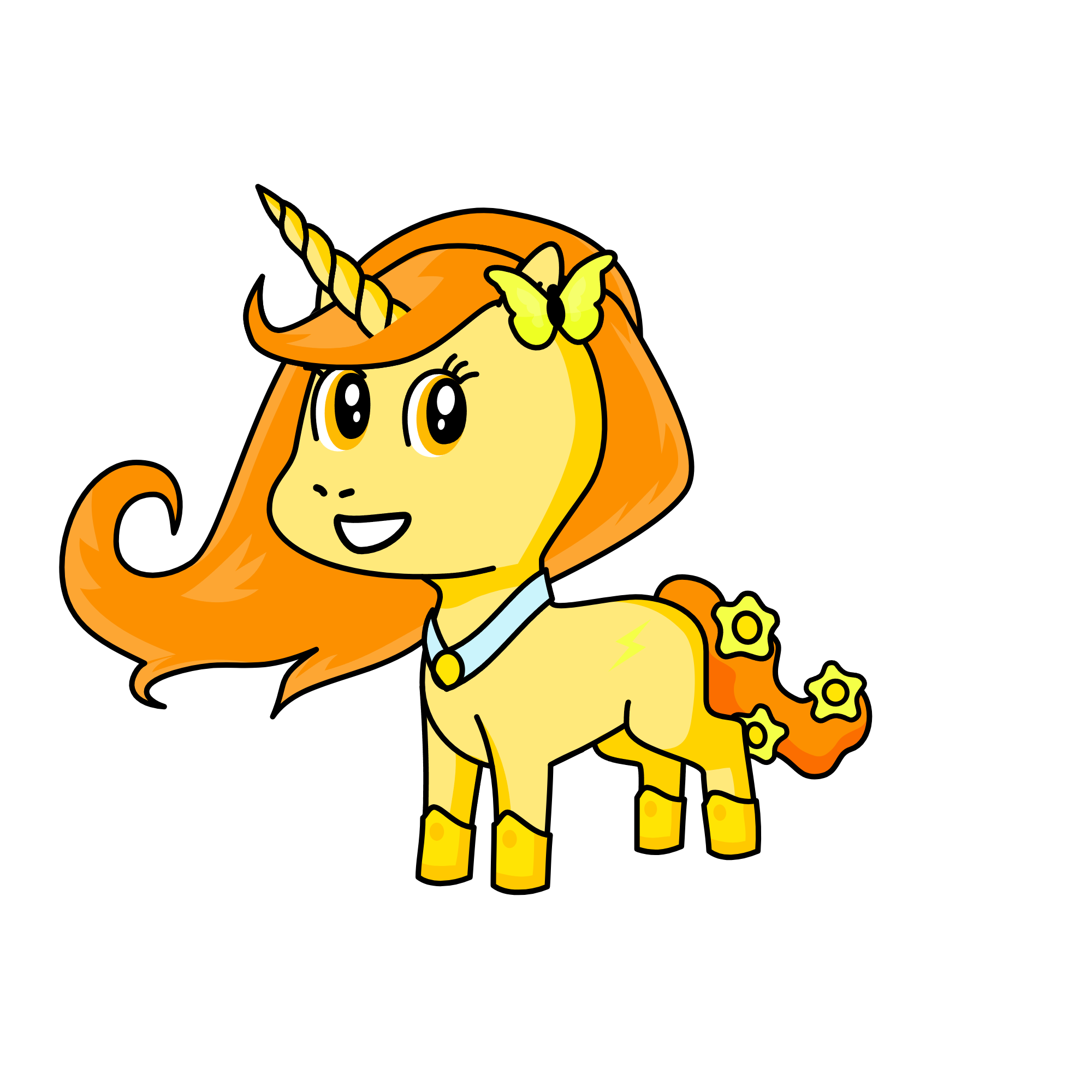 Gleaming Morning, the unicorn