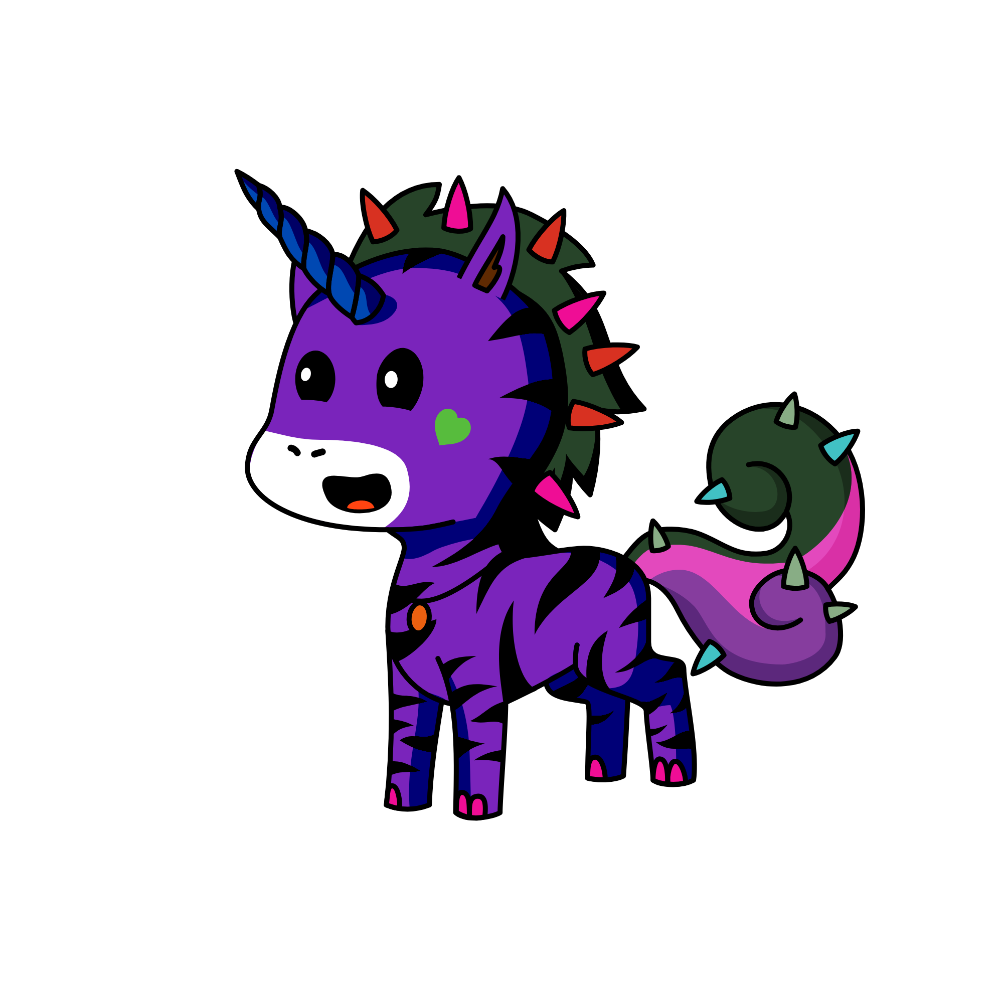 moon drop, the unicorn
