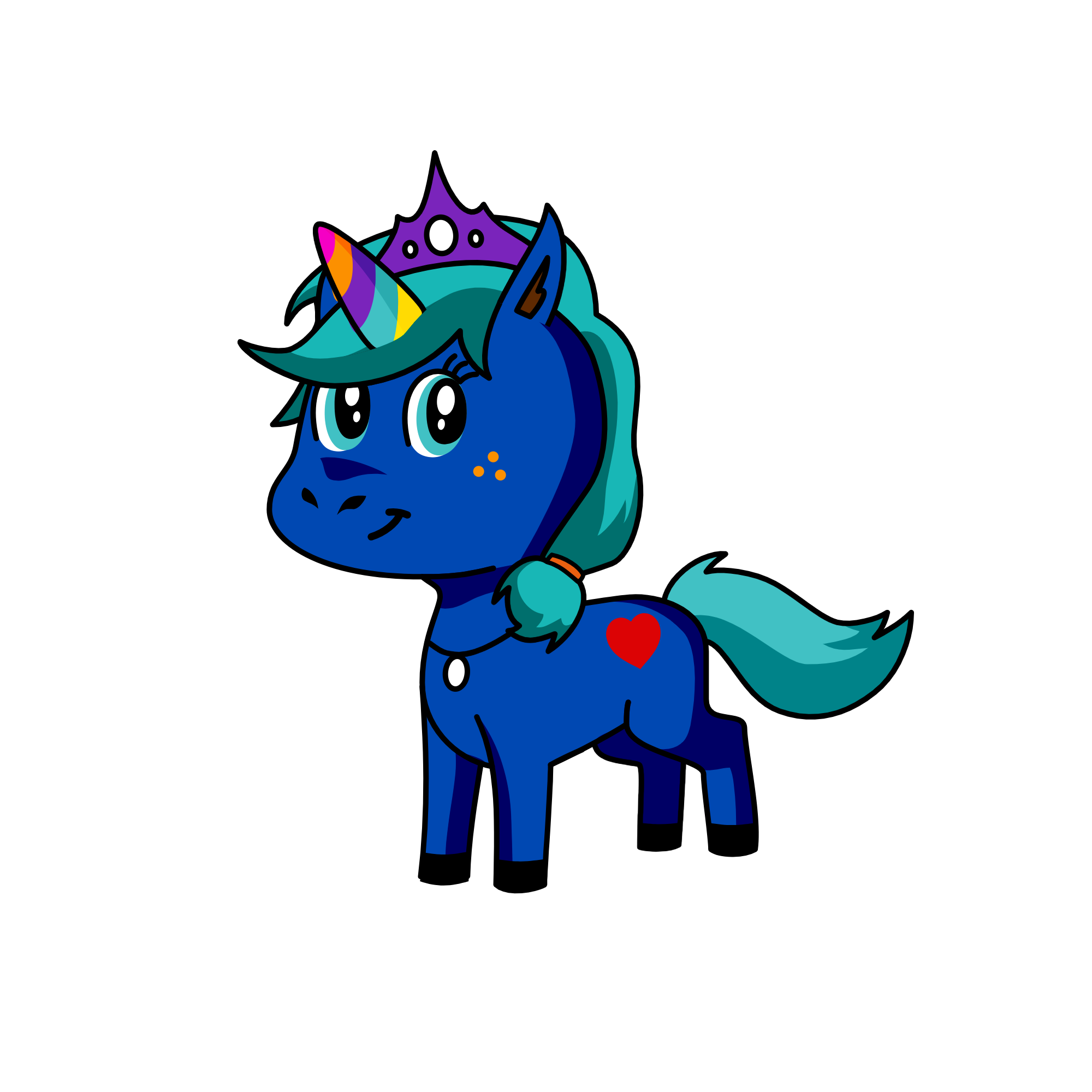 Princess frosty, the unicorn