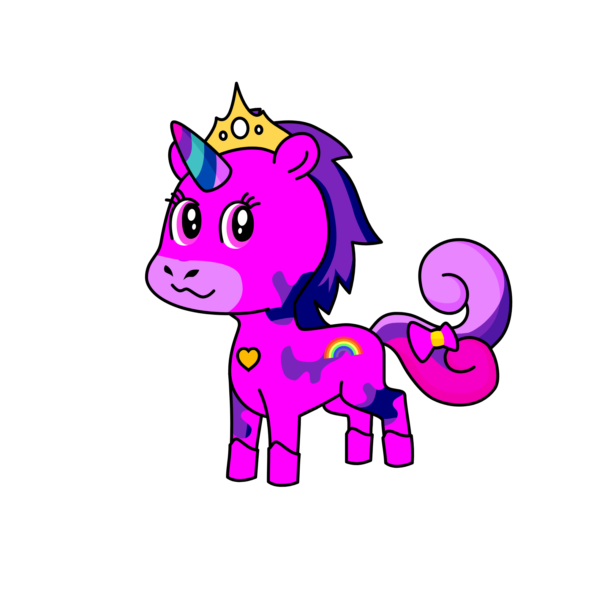 princess bubblgum, the unicorn