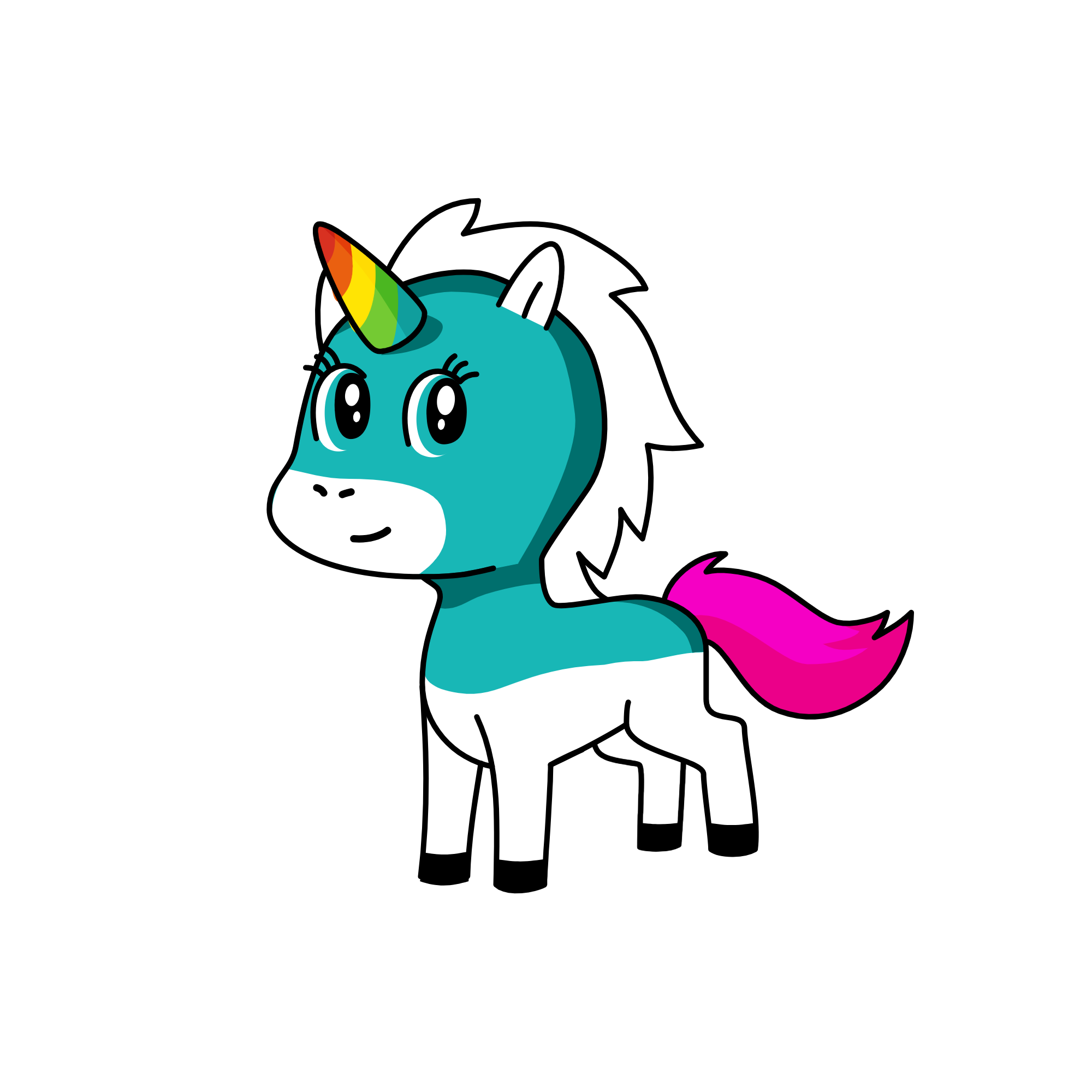 rainbow, the unicorn