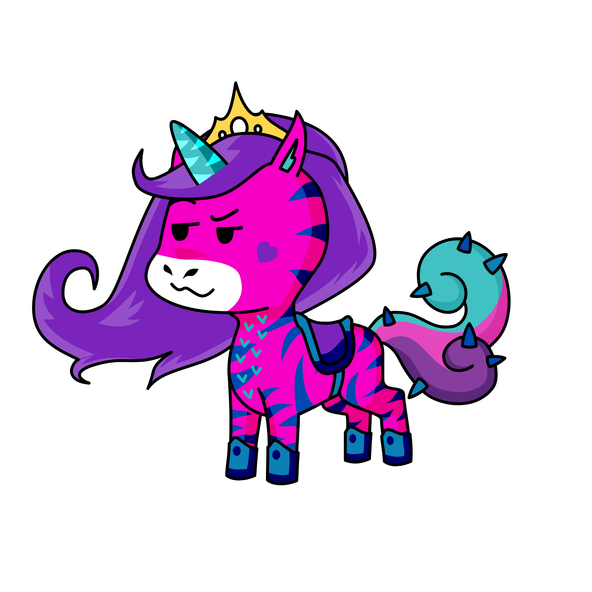 SPARKLE PONY, the unicorn