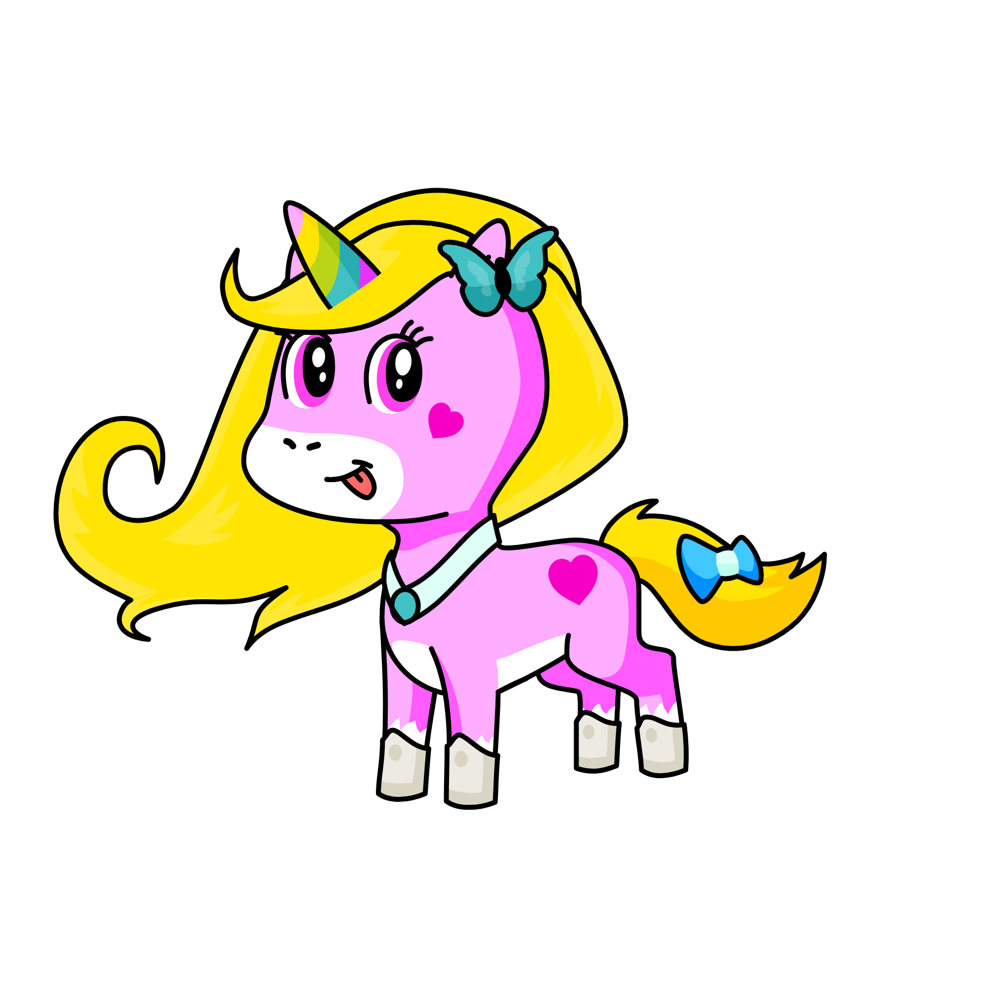 Sparkles , the unicorn