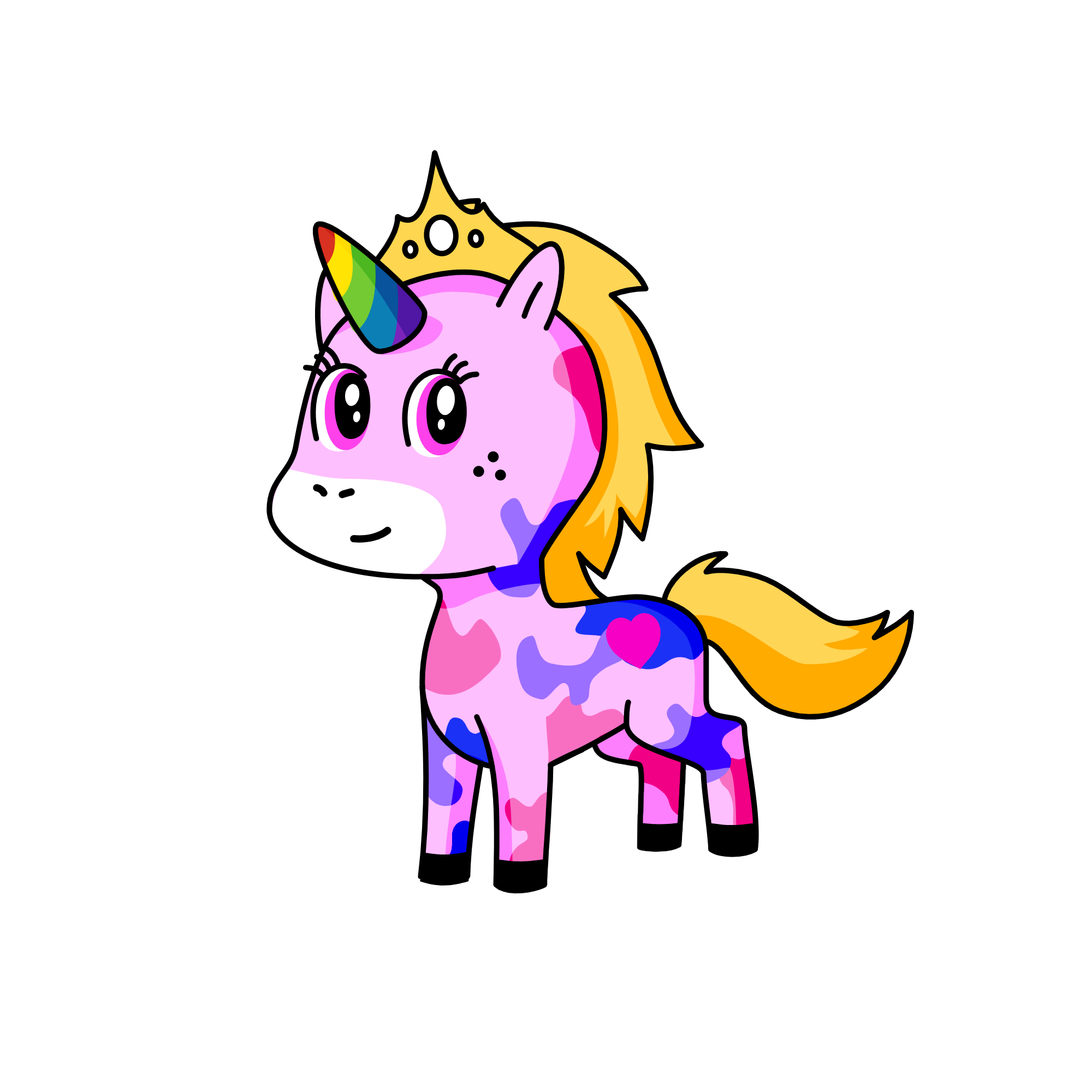 Ms.pink, the unicorn