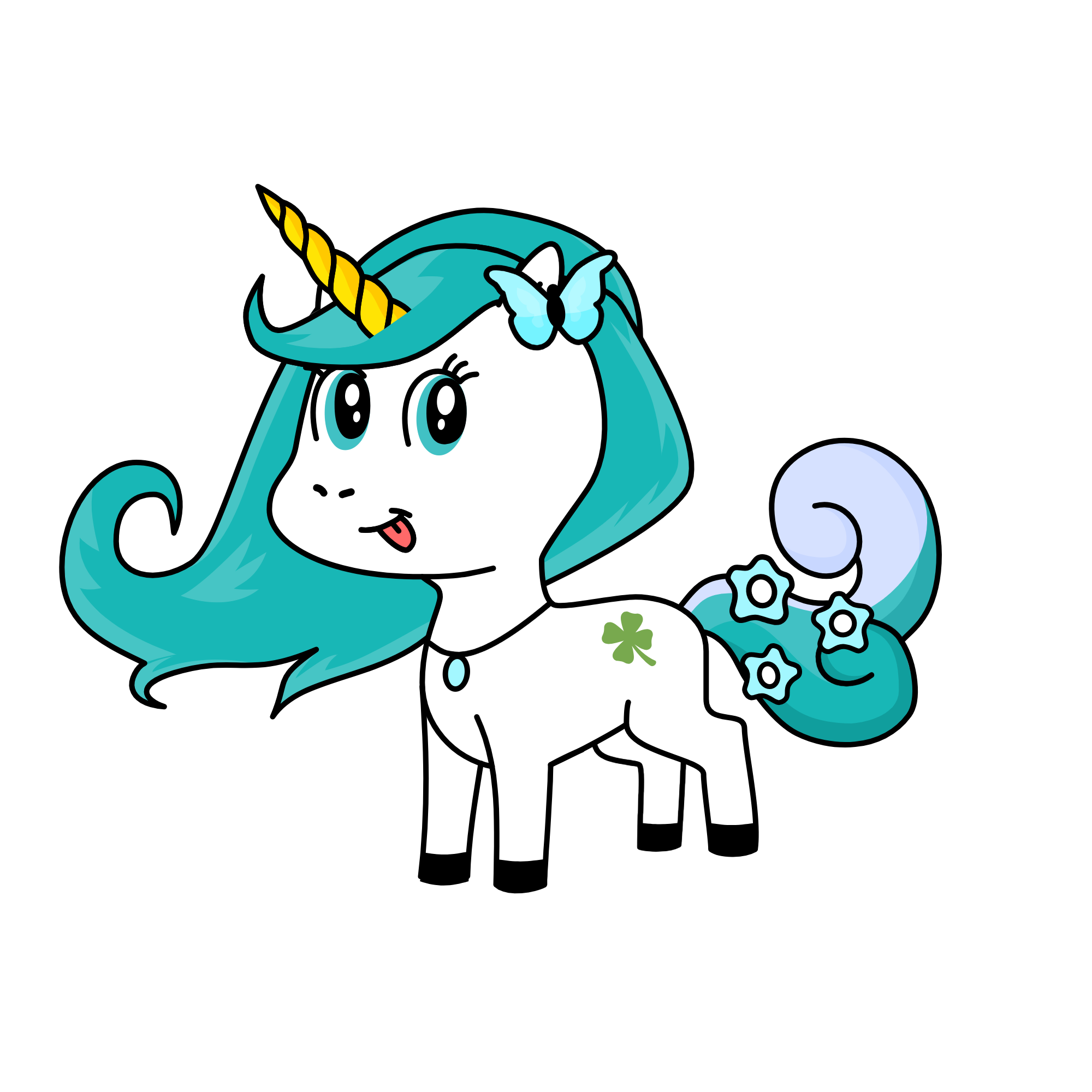 Lucky, the unicorn
