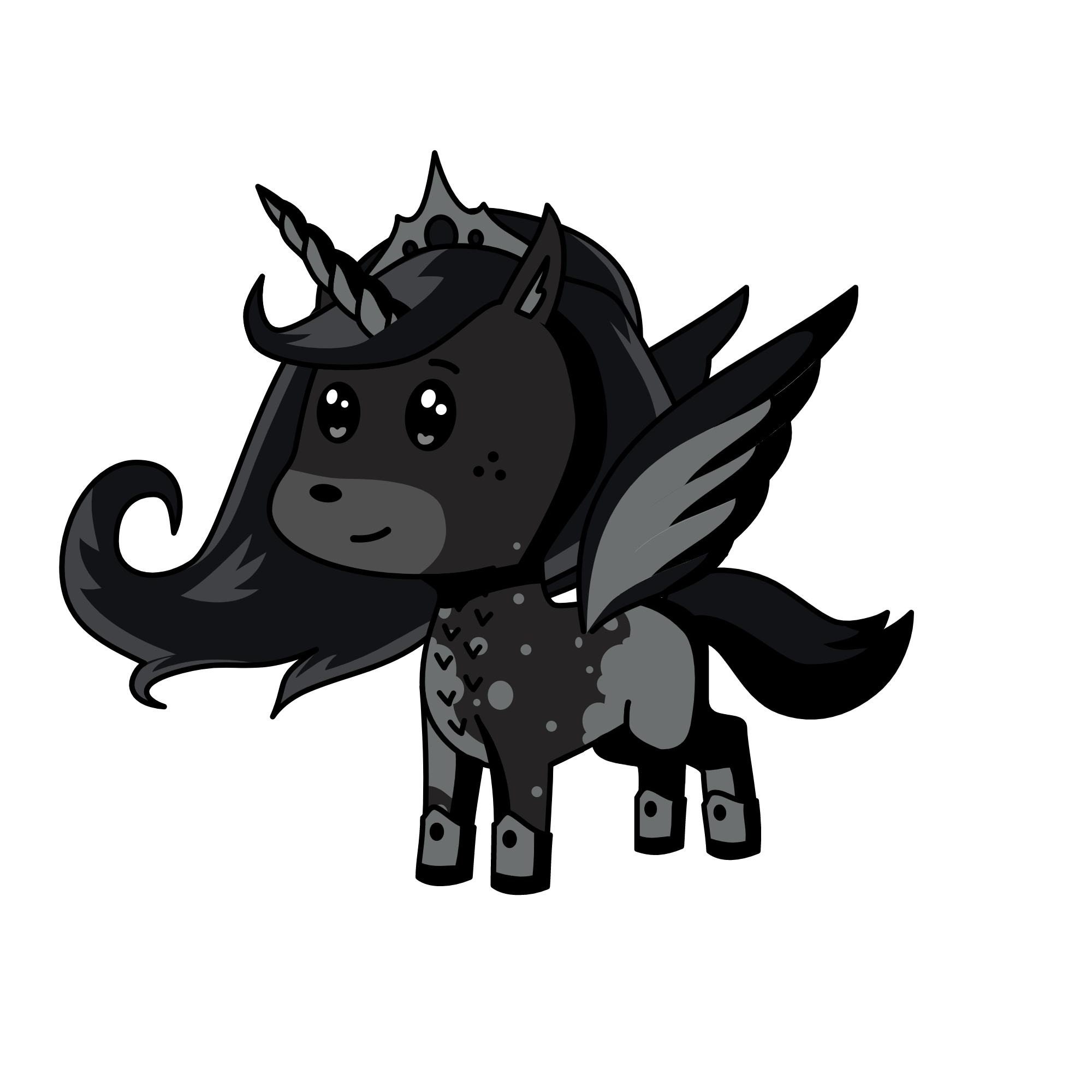 Midnight Shade, the unicorn