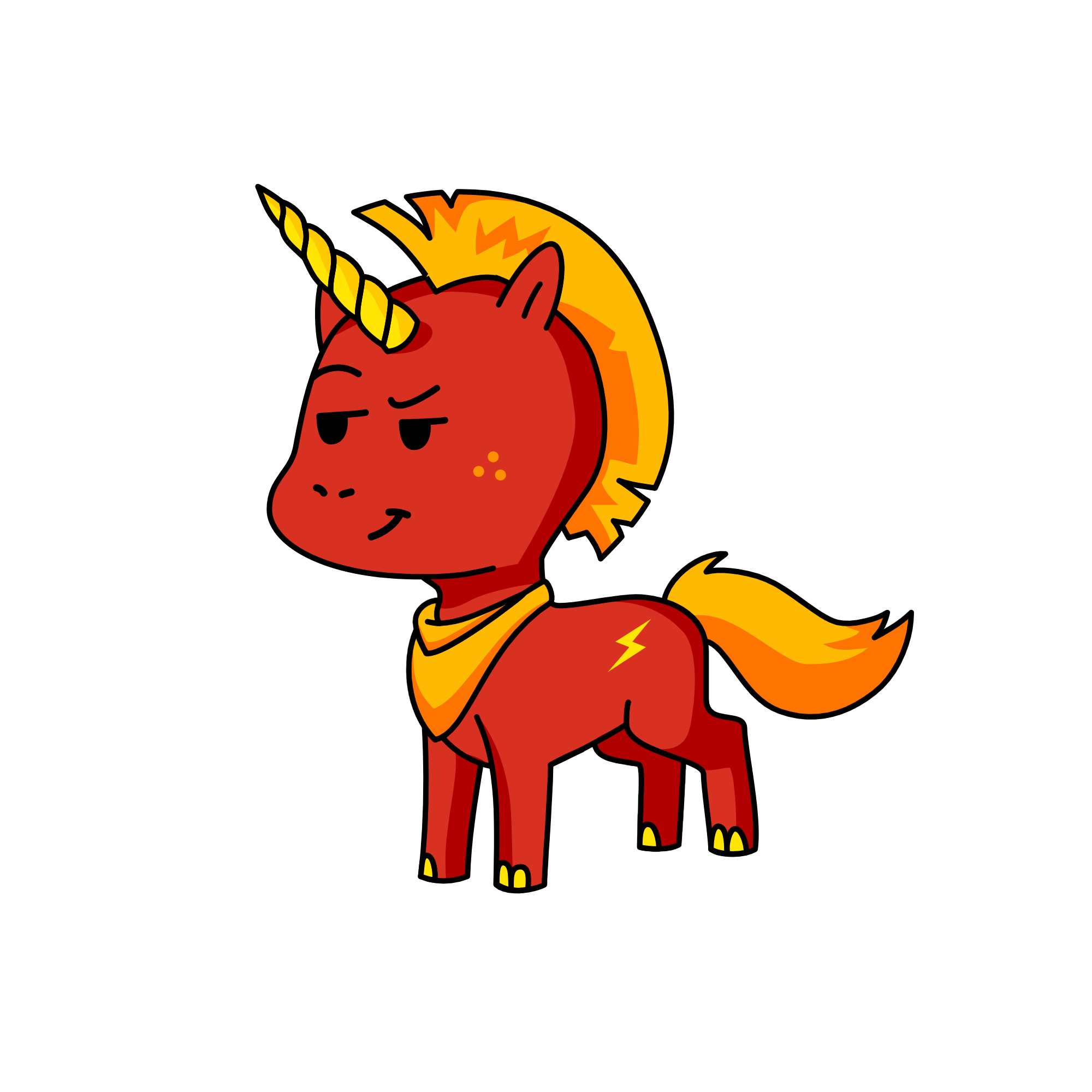 Blaze, the unicorn