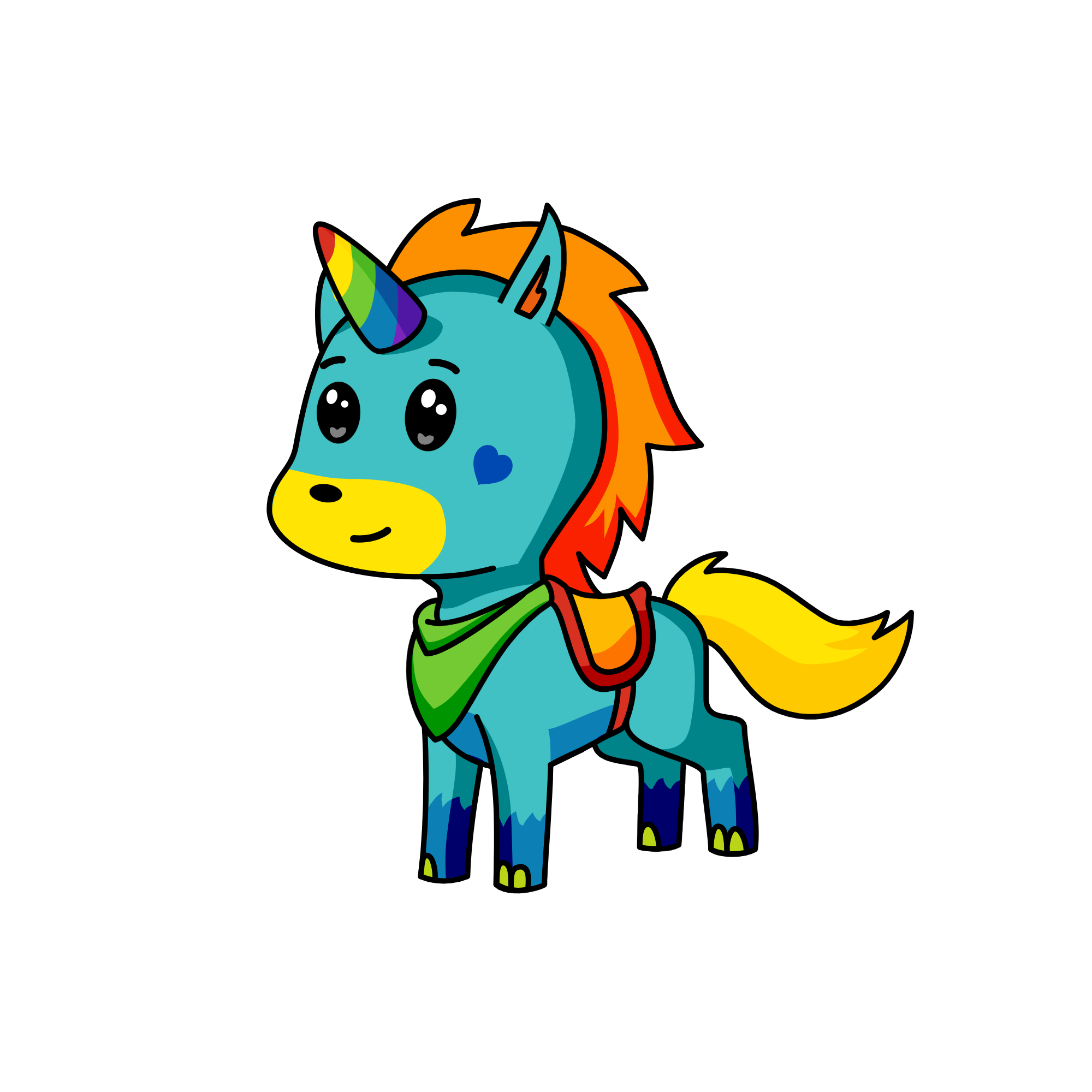 Mit 😎🙃, the unicorn