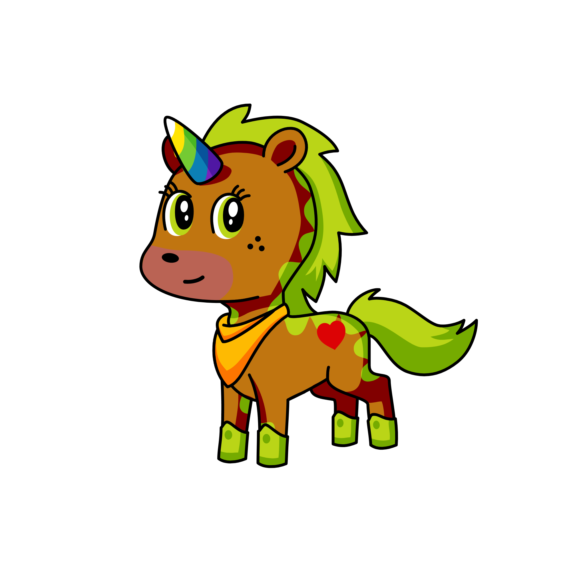 Mask, the unicorn