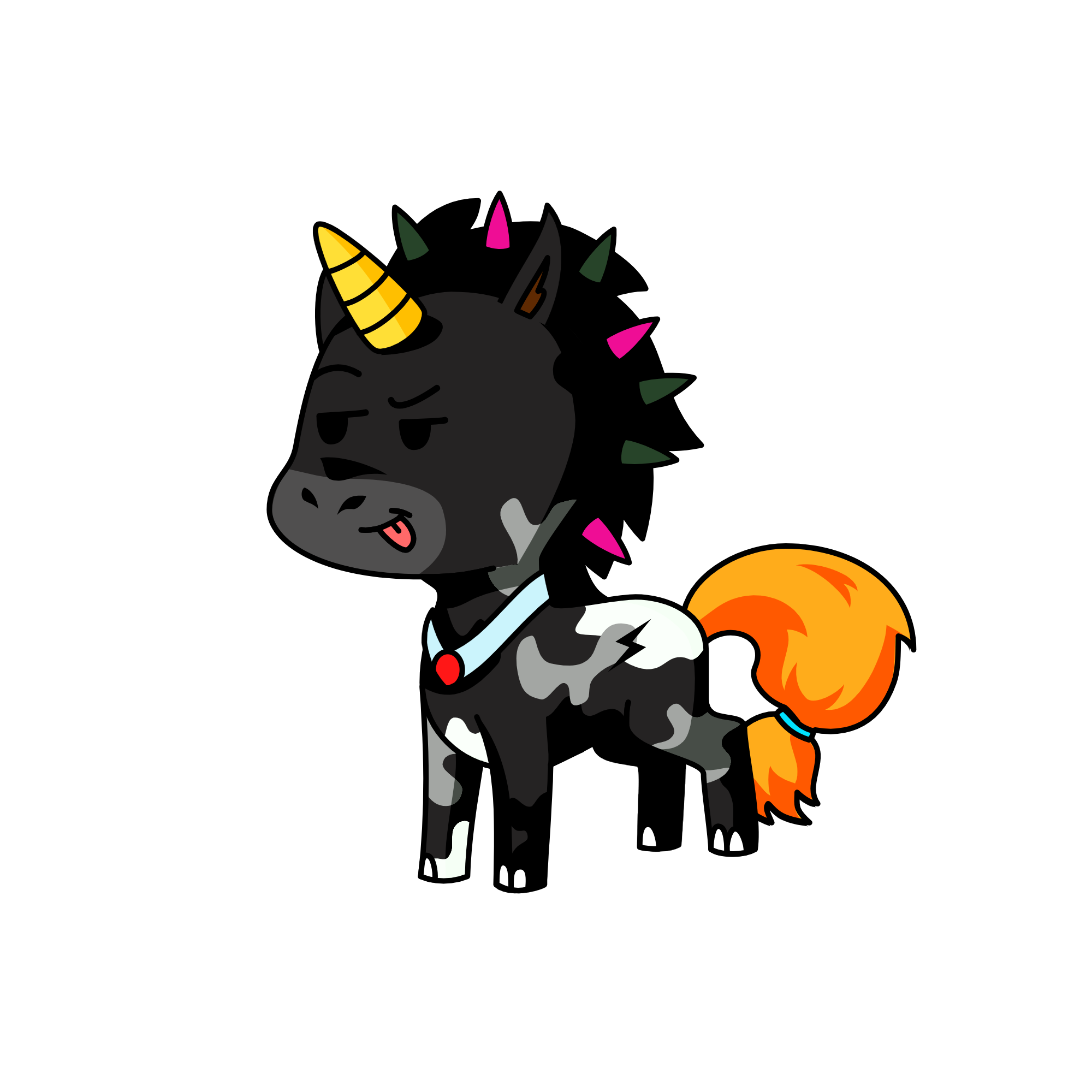 i like toes, the unicorn