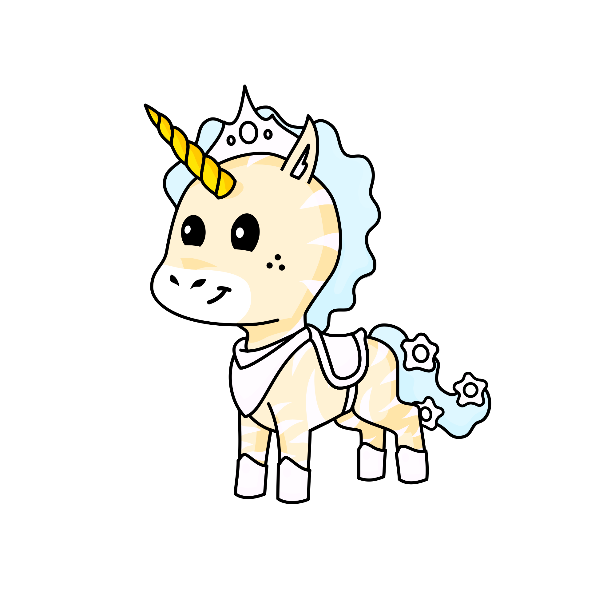 Wavy, the unicorn