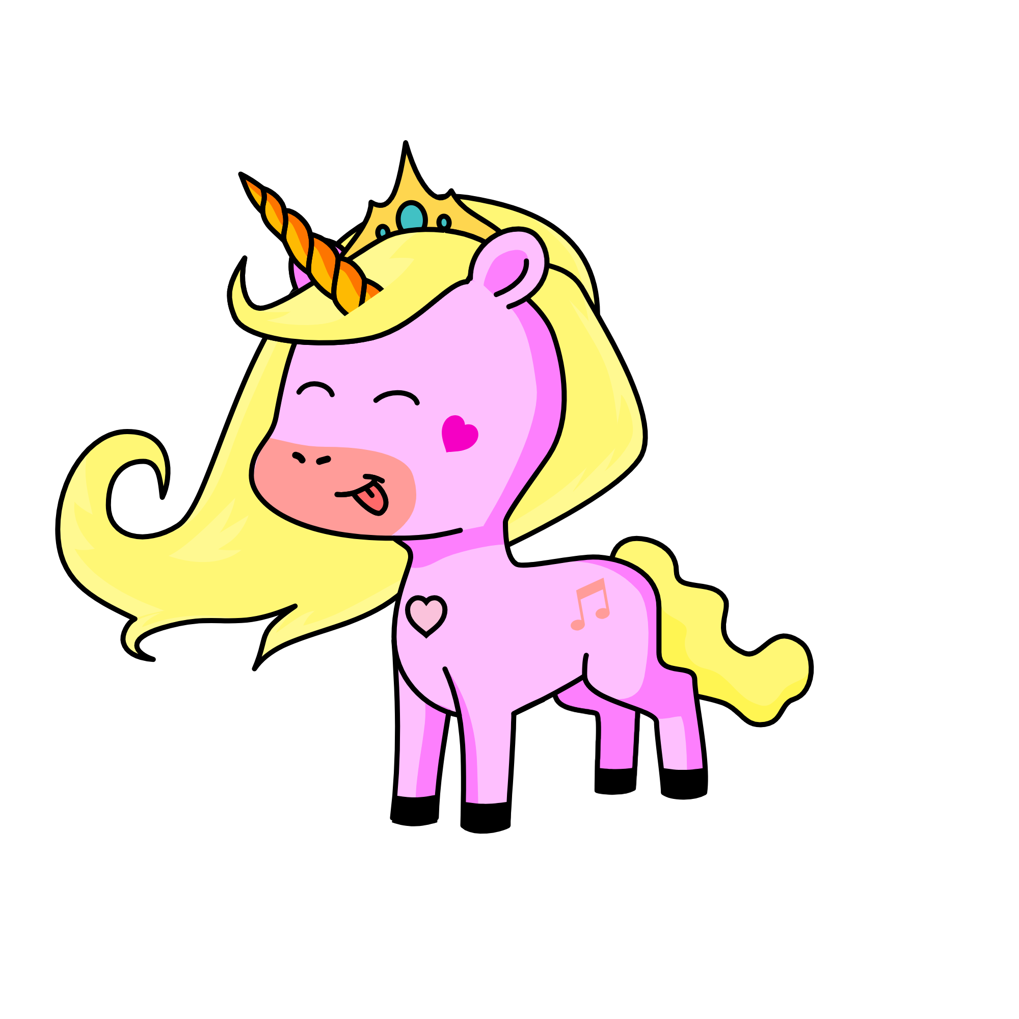 Juultje, the unicorn