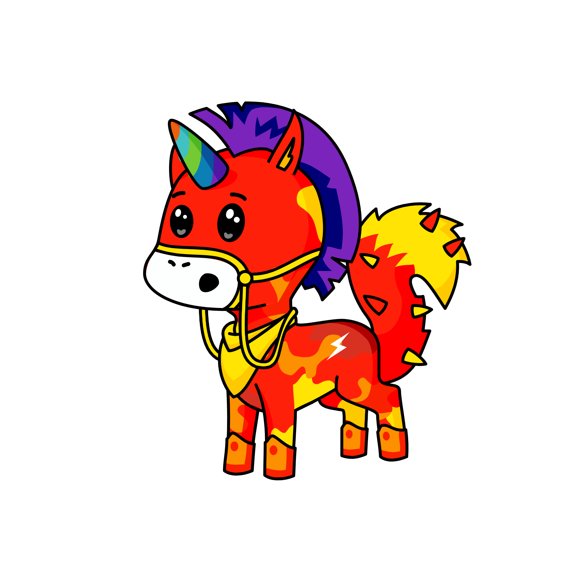 Fire, the unicorn