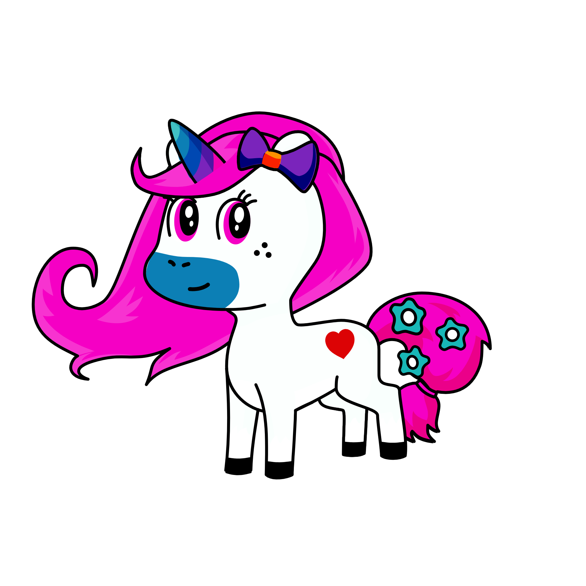 cornfty unicorn, the unicorn