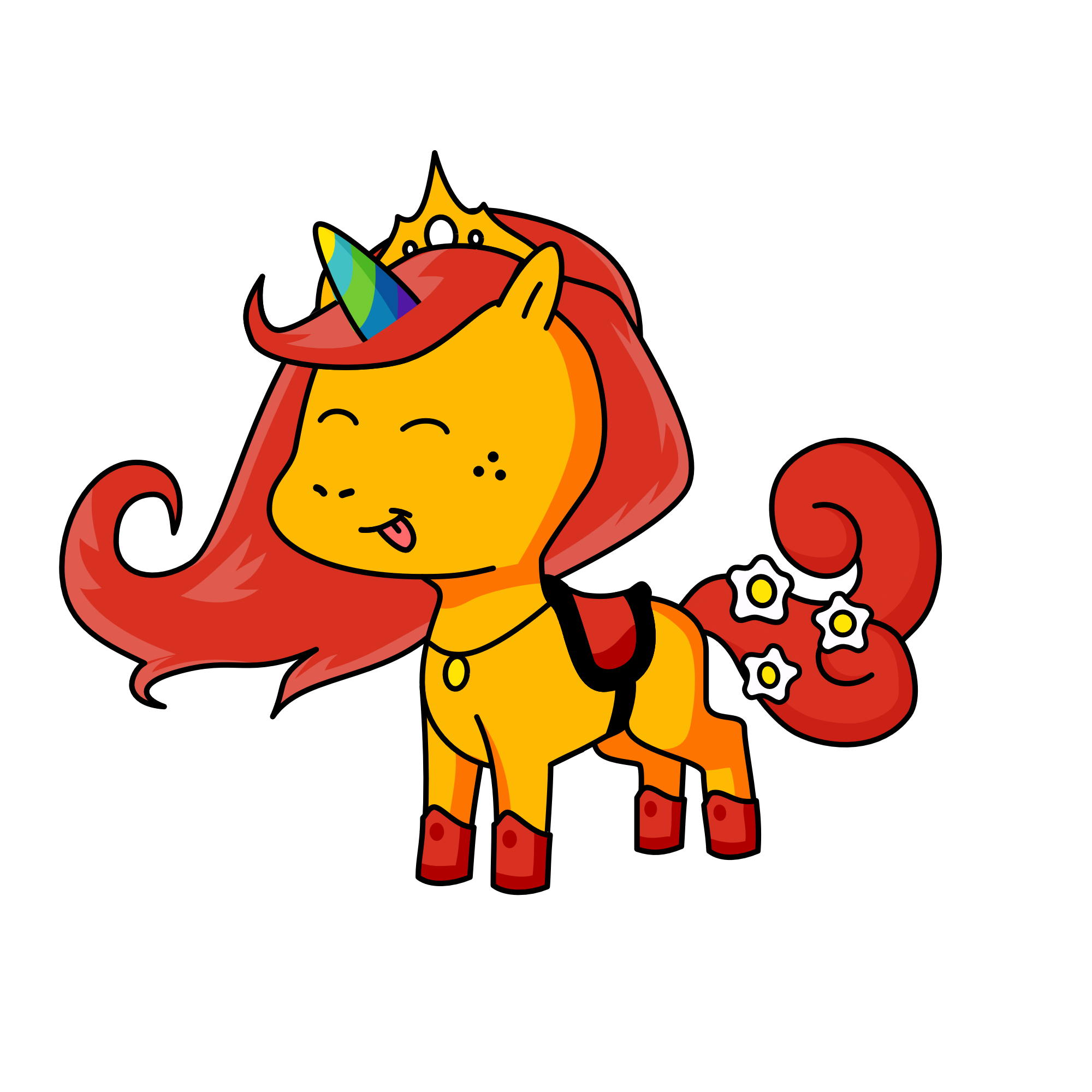 Blumenwind, the unicorn