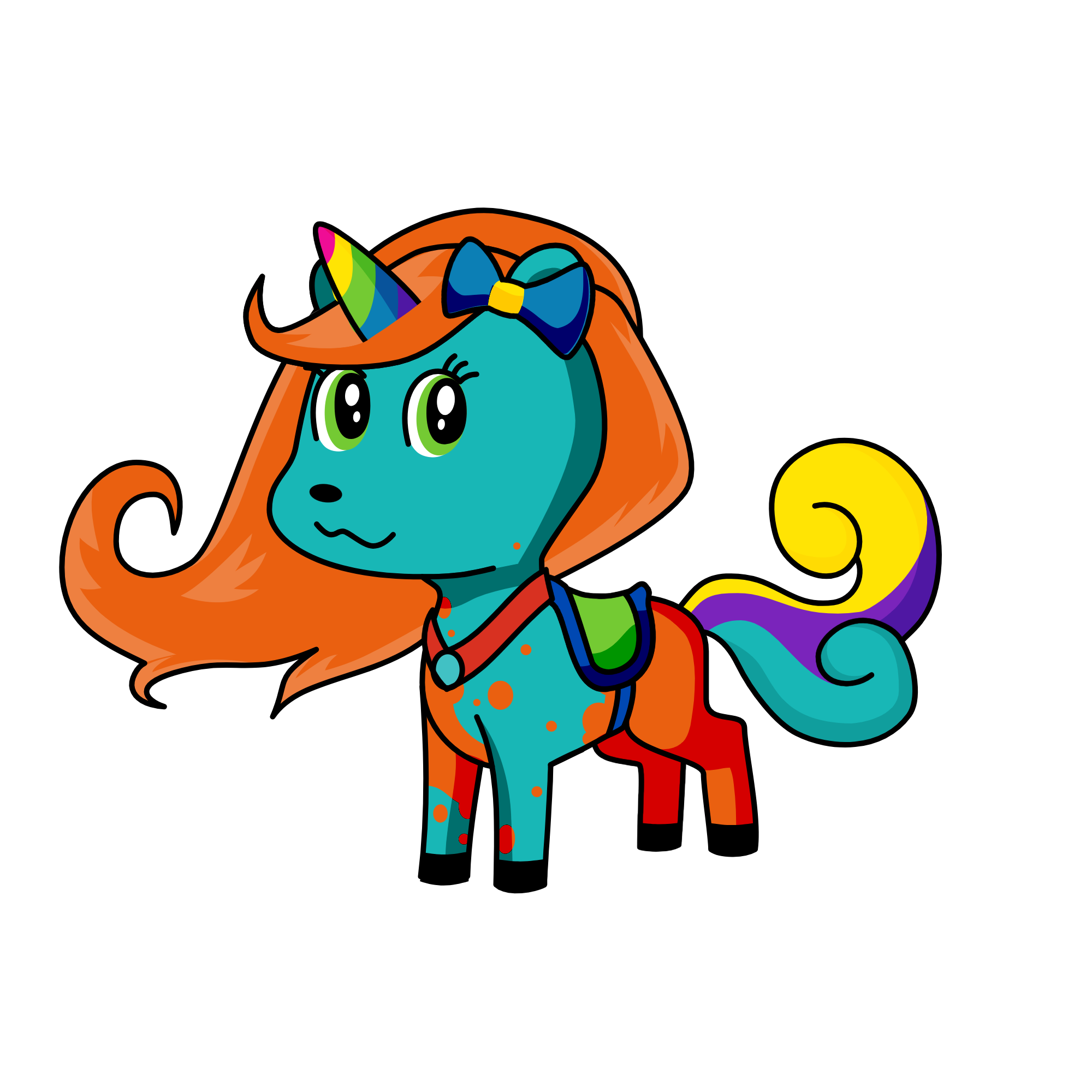 oly, the unicorn