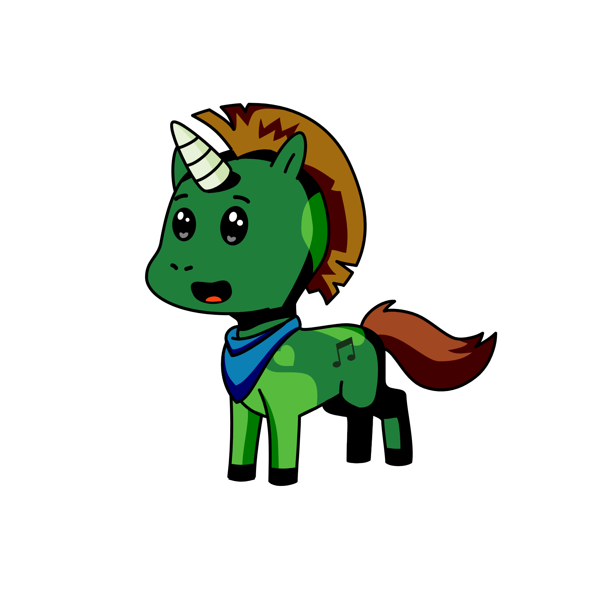 turtle, the unicorn