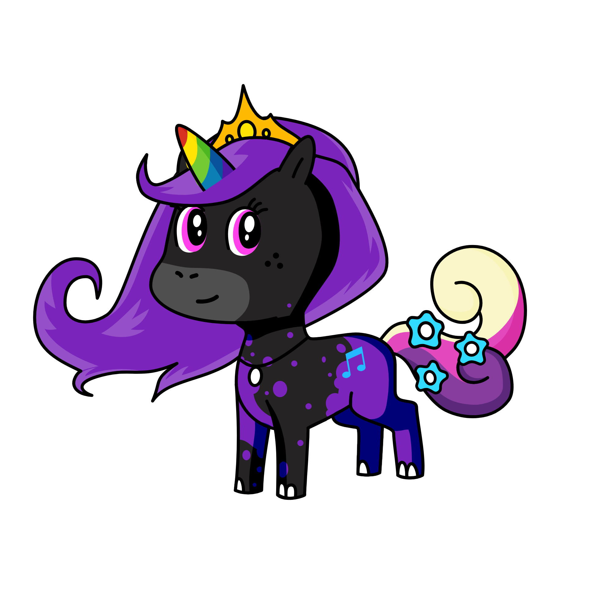 Midnight, the unicorn