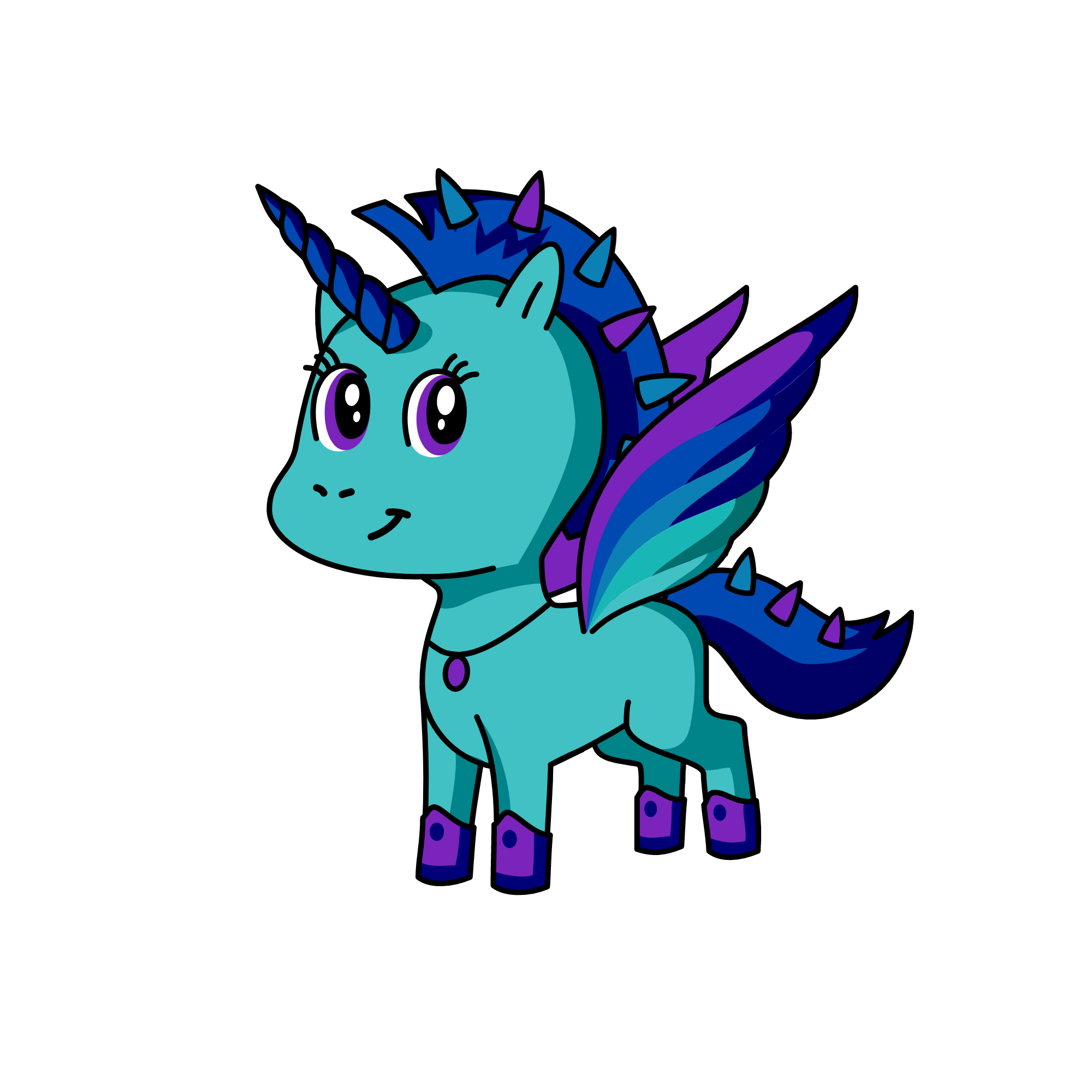 Blue Spike, the unicorn