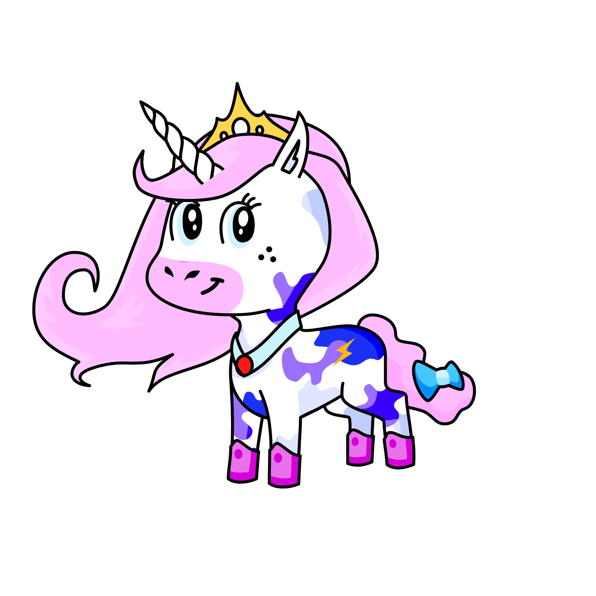 cloudy, the unicorn