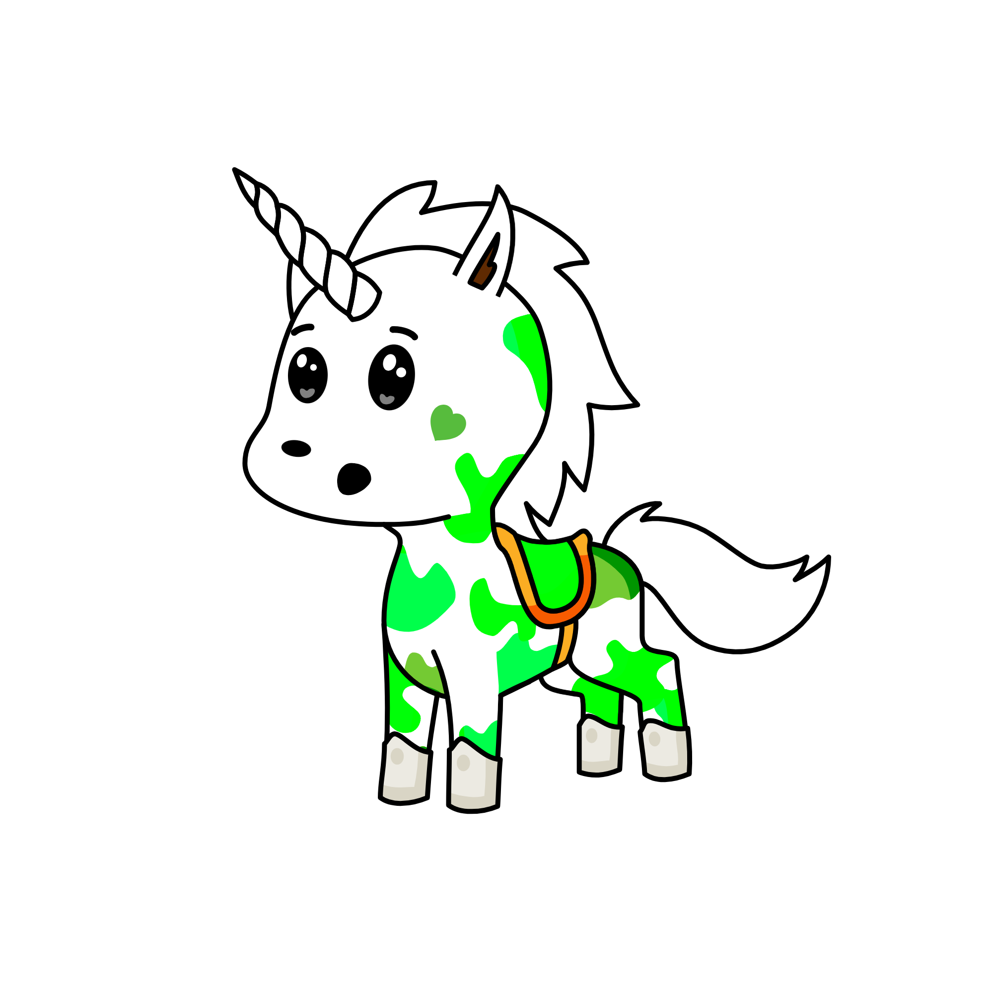 fluffy, the unicorn