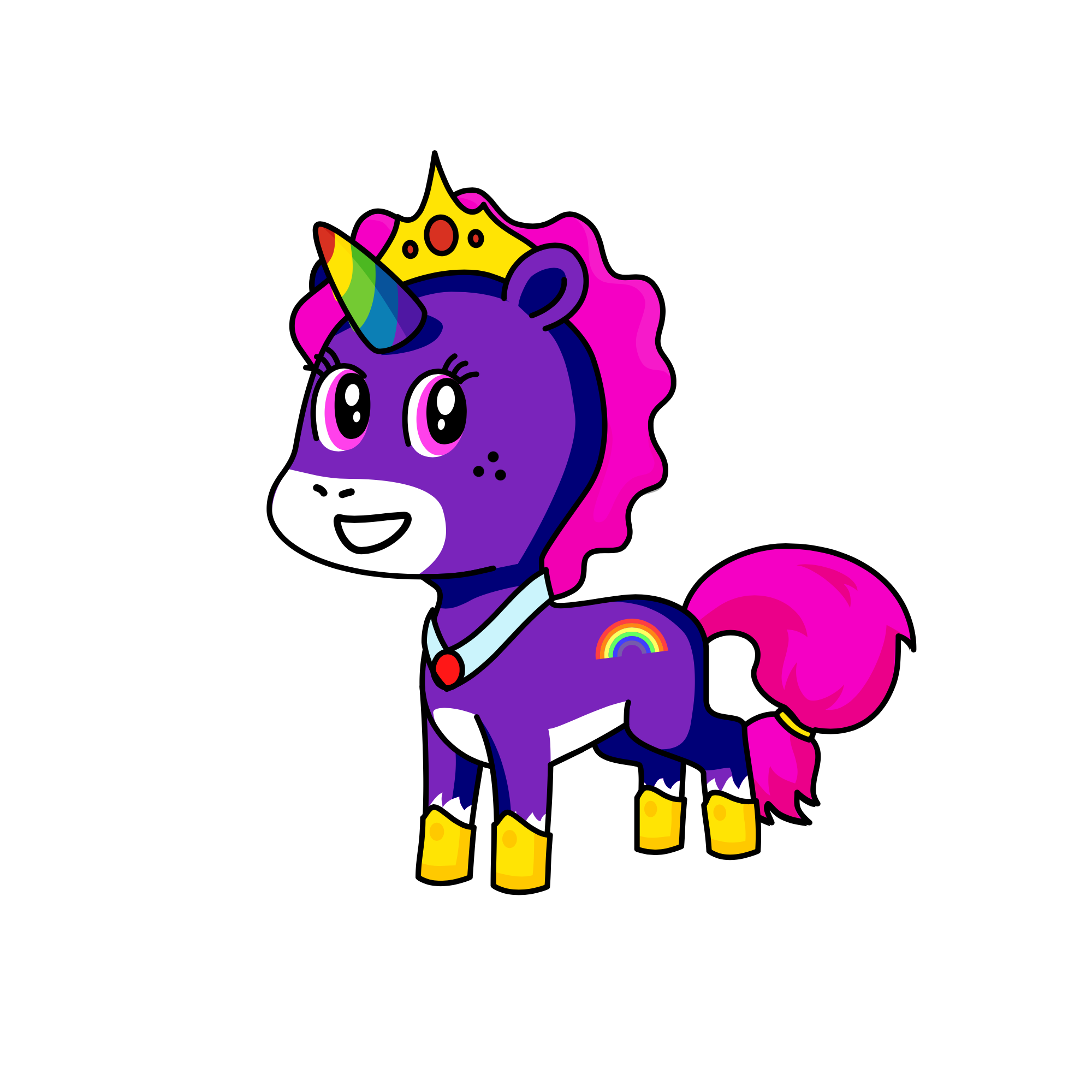 rainbow, the unicorn