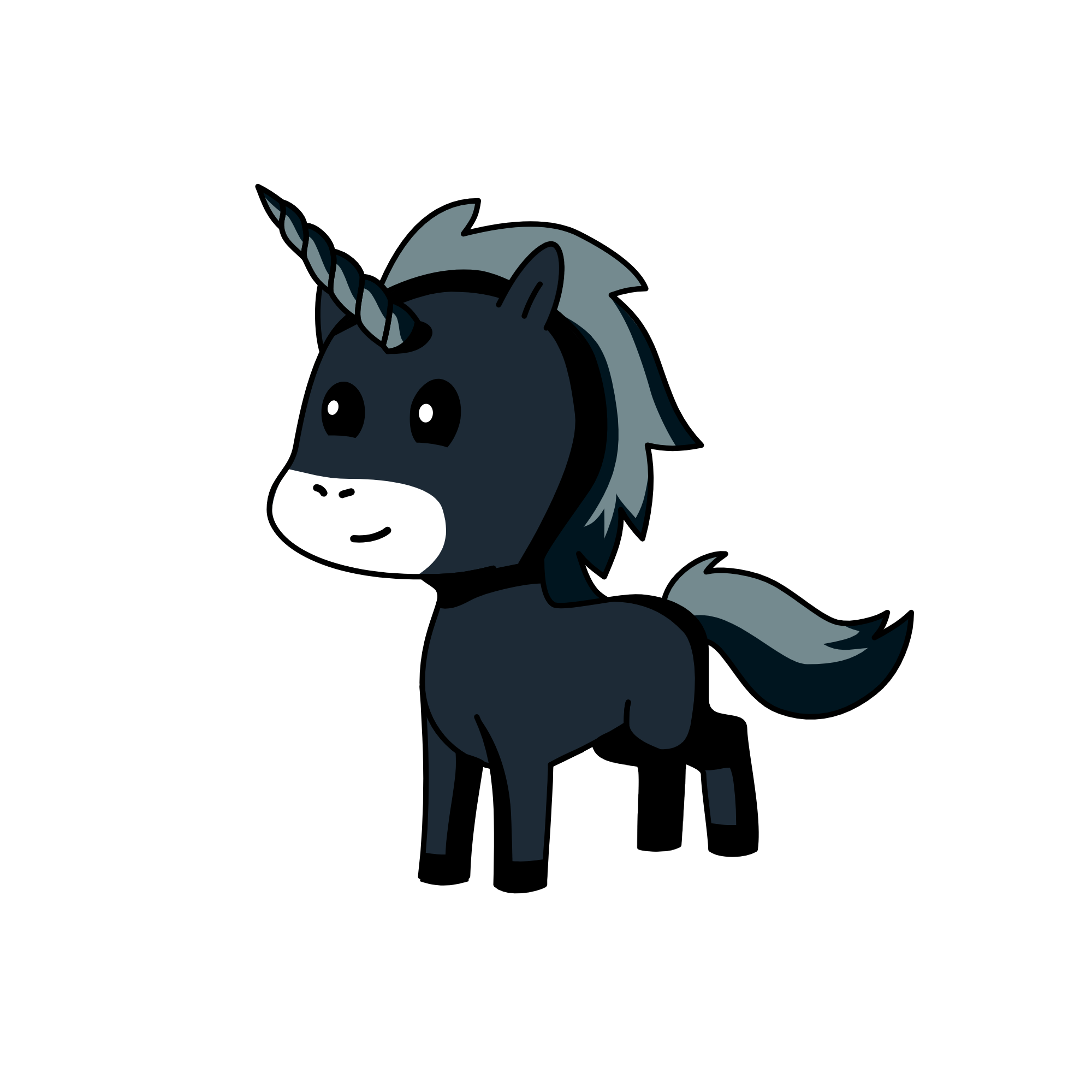 Night Cloud, the unicorn