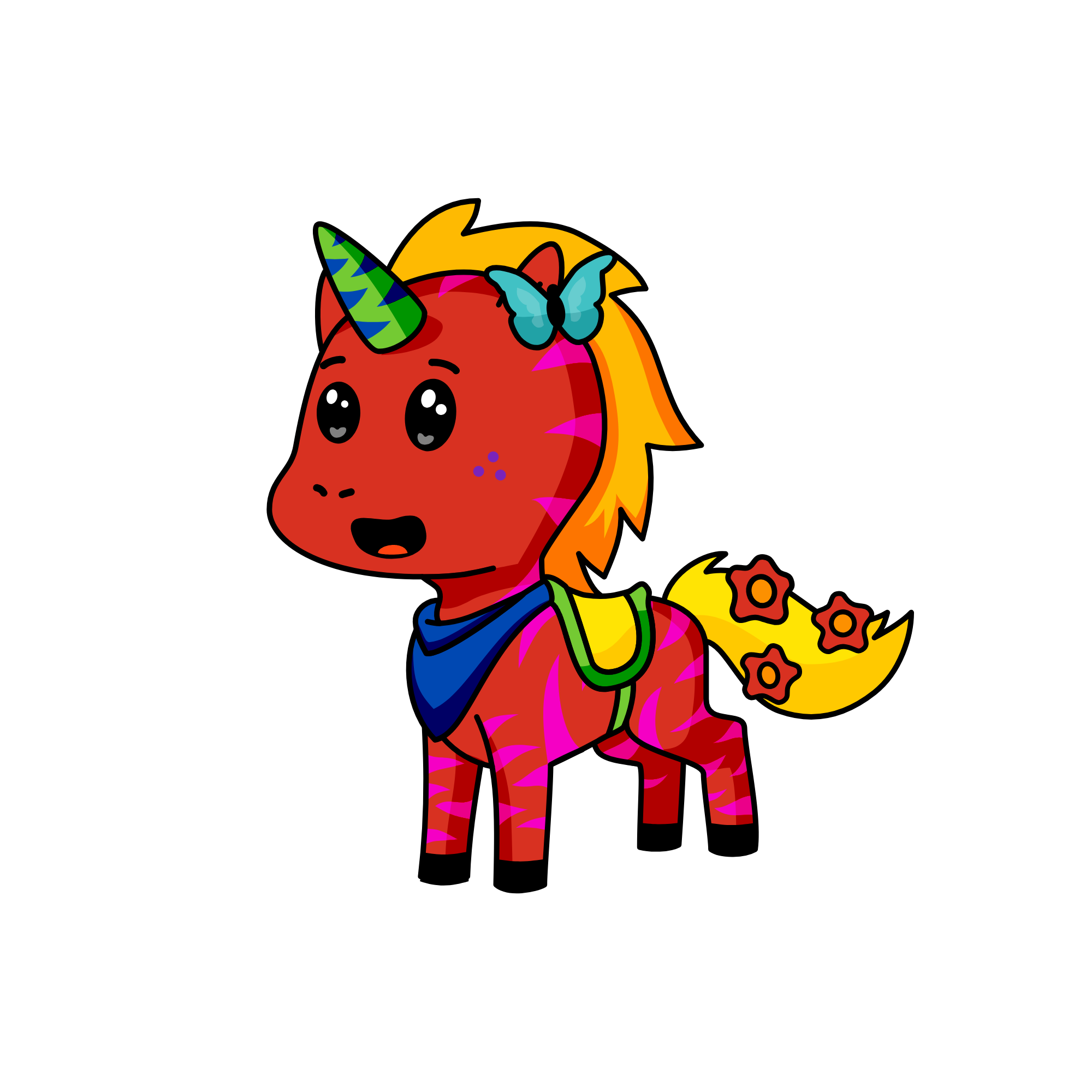 Midnight, the unicorn