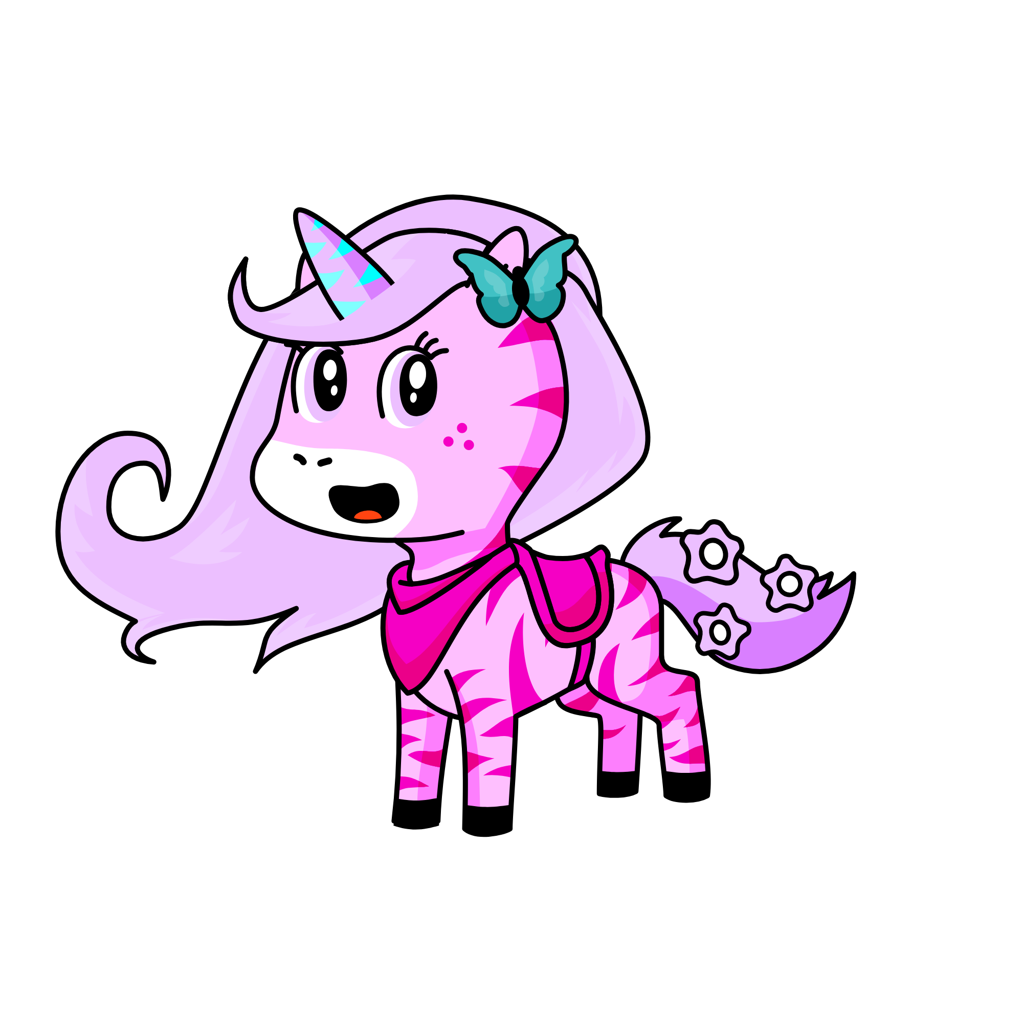 Rosy, the unicorn
