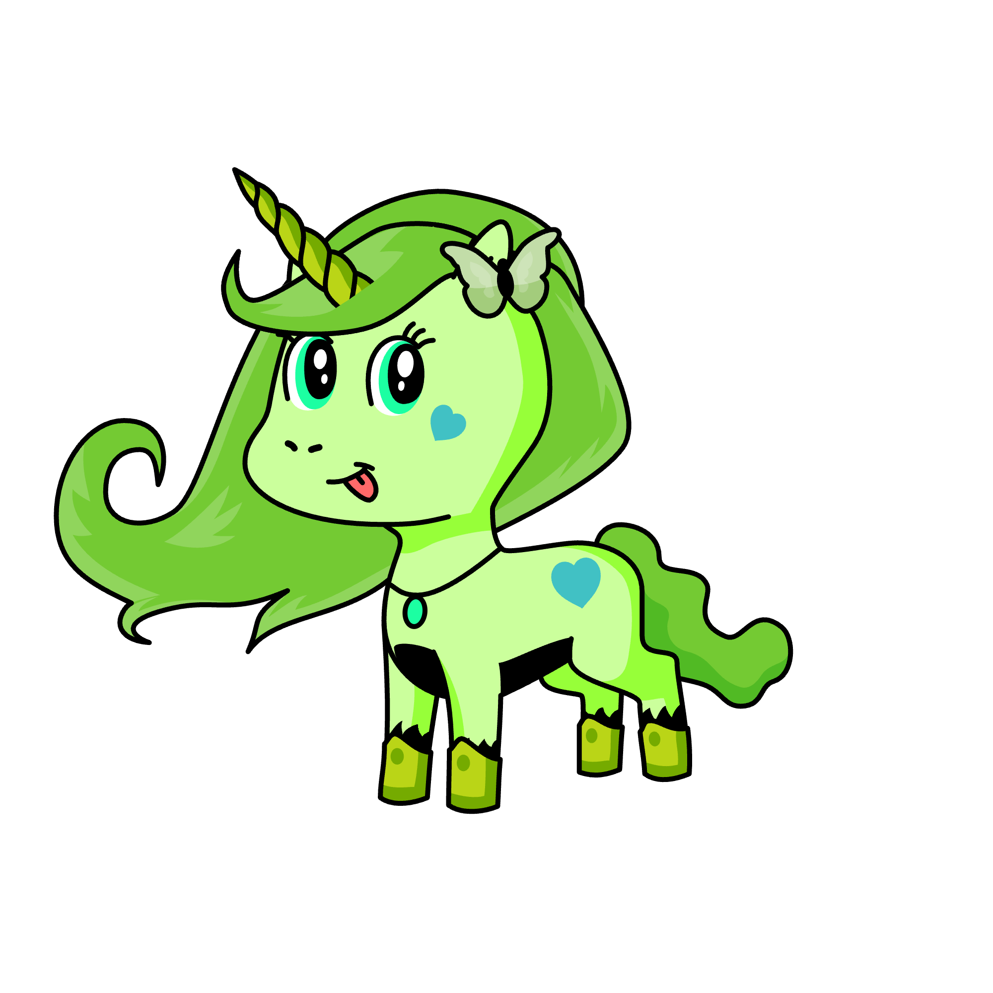 peppermint, the unicorn