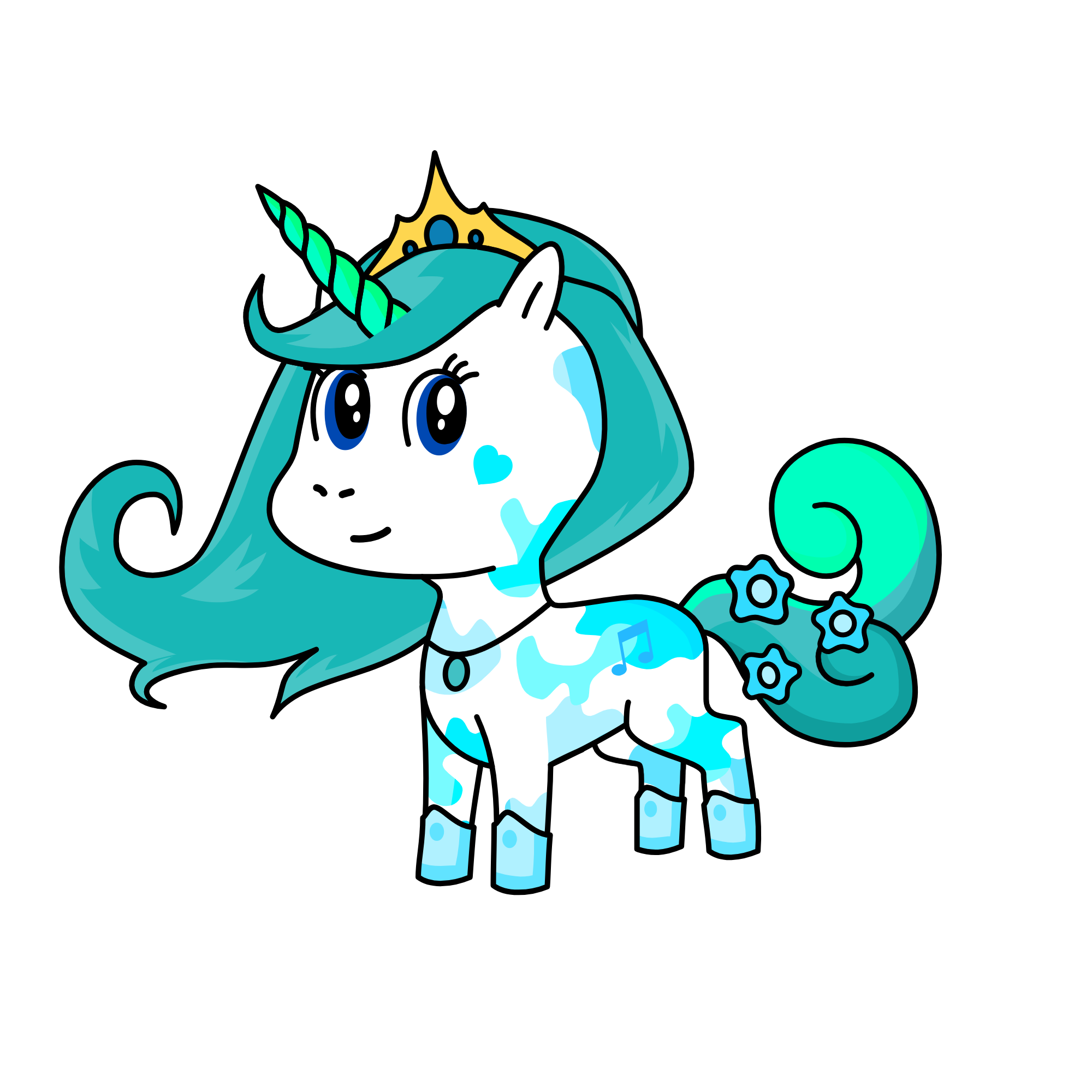 Princess Moonshine, the unicorn